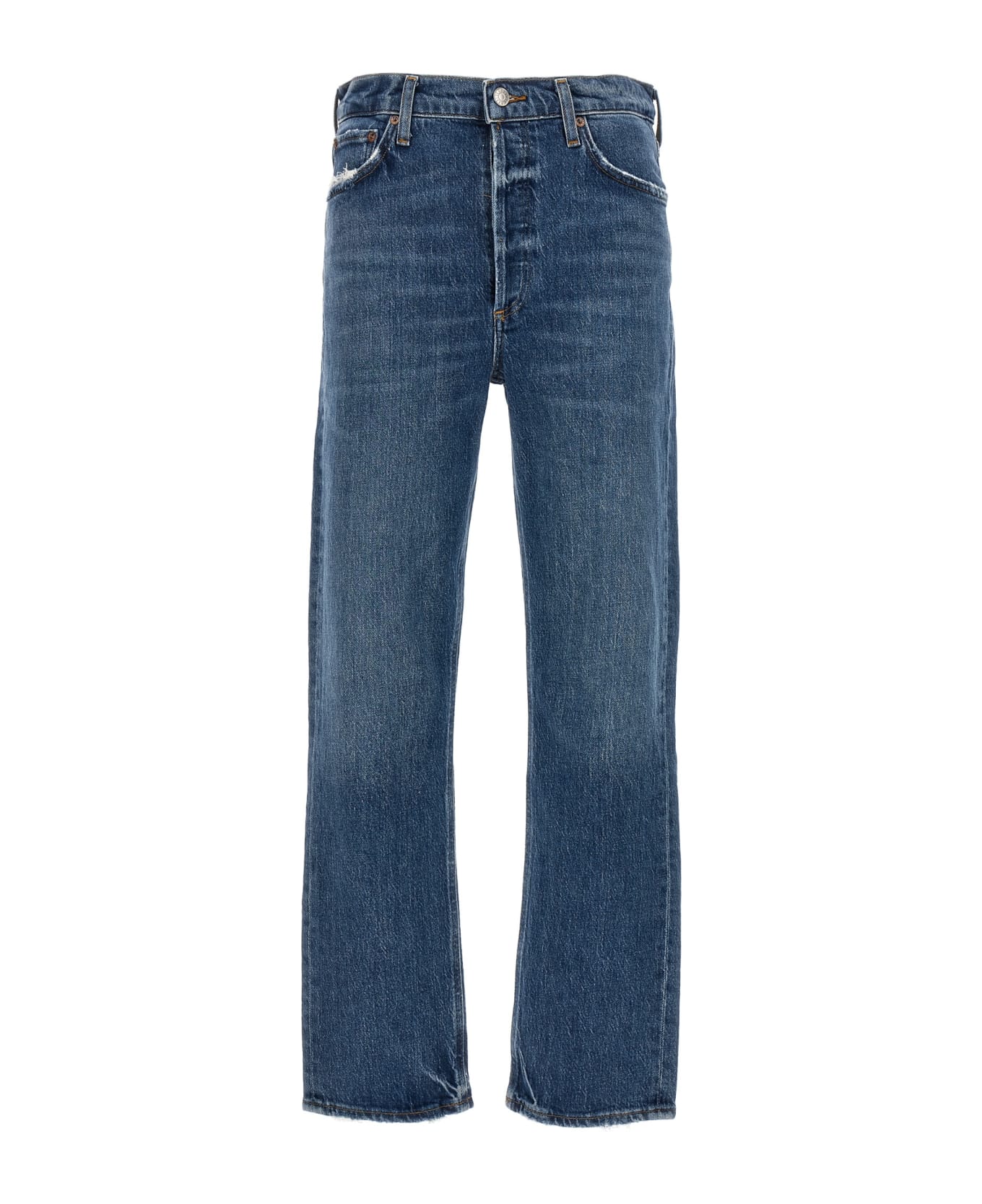 AGOLDE 'riley Long' Jeans - Blue