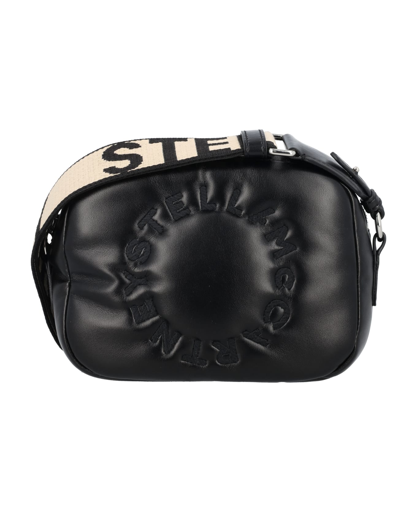 Stella McCartney Stella Logo Zip-up Camera Bag - BLACK