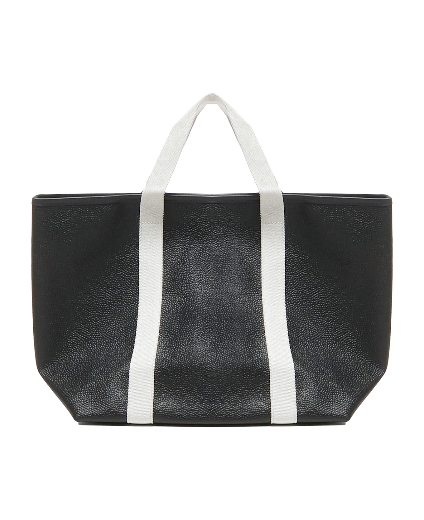 Hervè Chapelier 615g09 Medium Tote Bag - BLACK, white