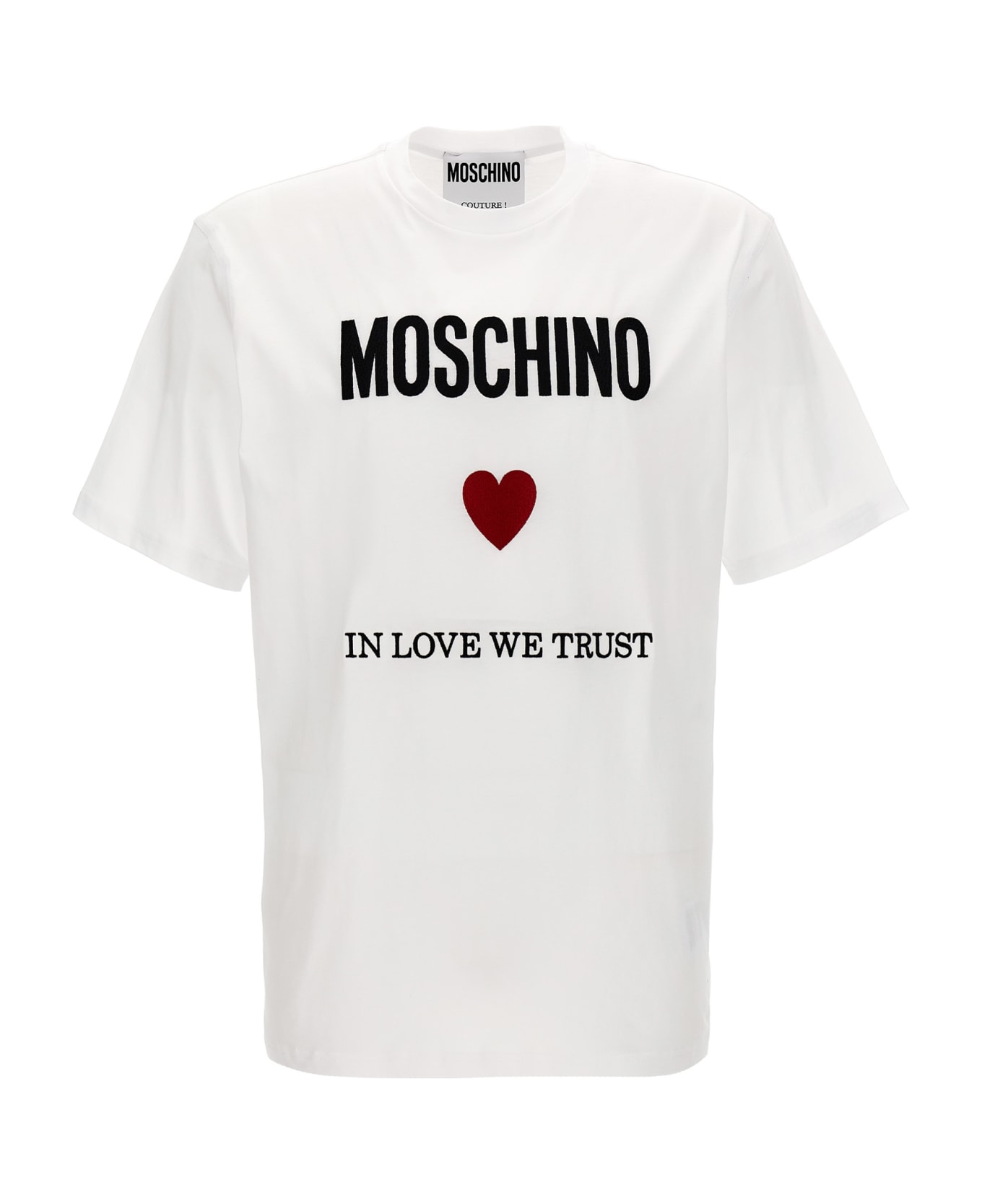 Moschino 'in Love We Trust' T-shirt - White