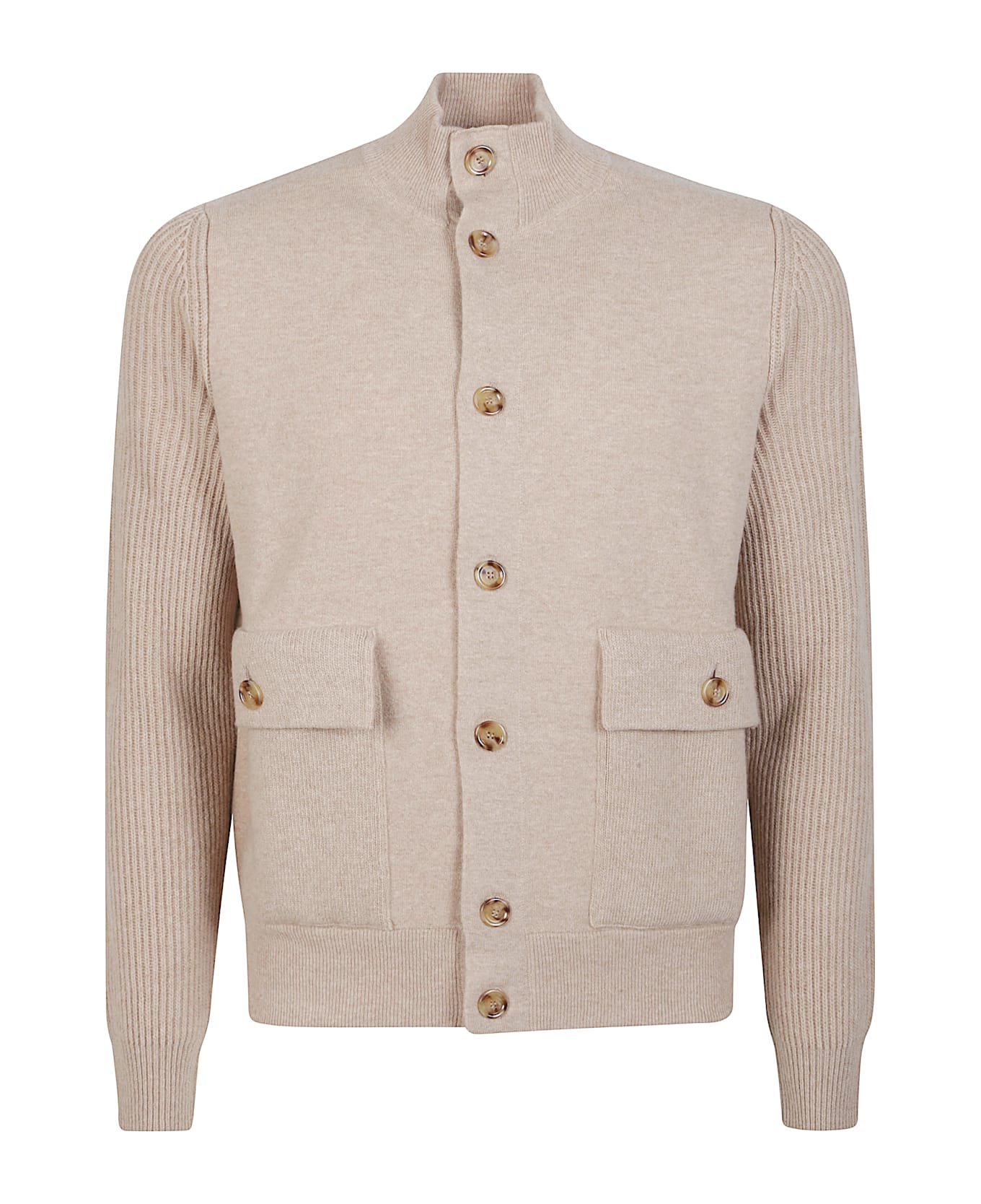 Lardini Knit Double Jacket - Bc Beige