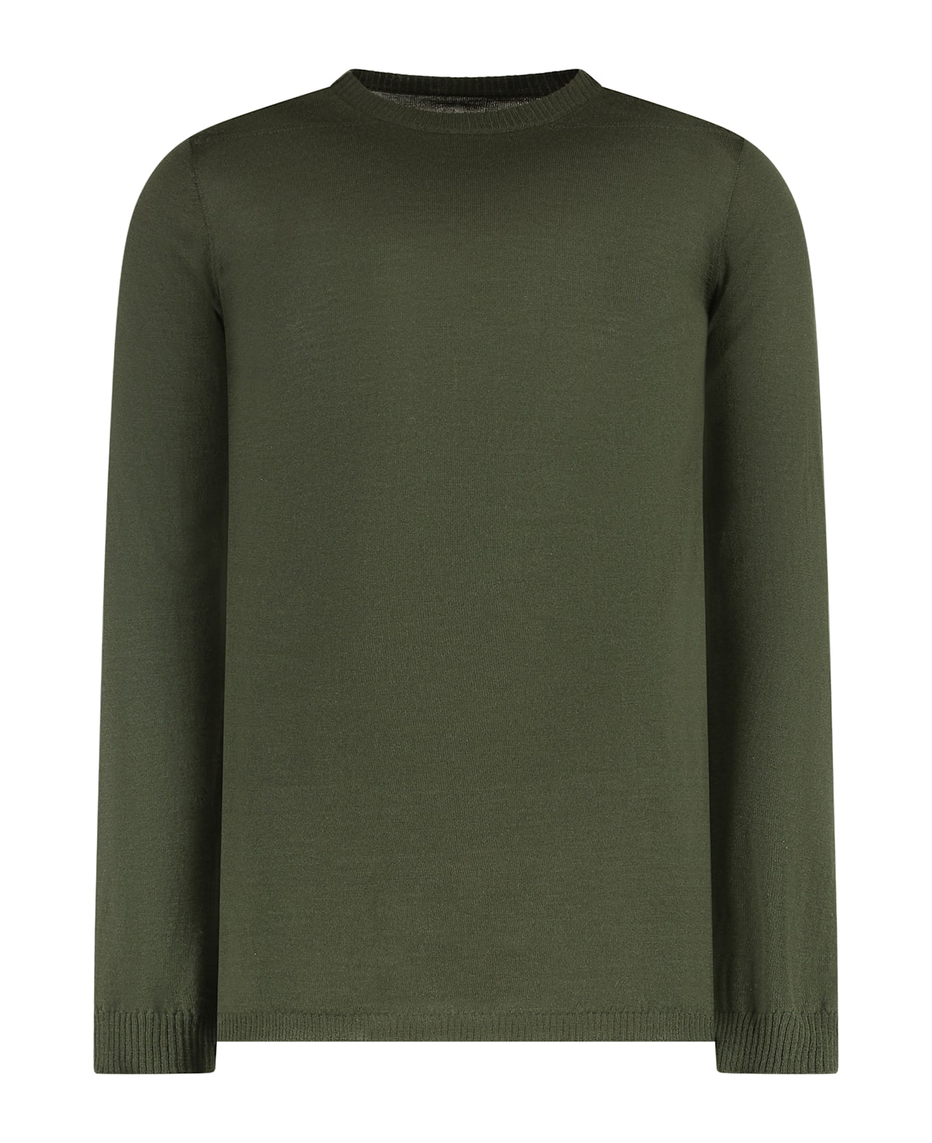 Rick Owens Virgin Wool Crew-neck Sweater - green