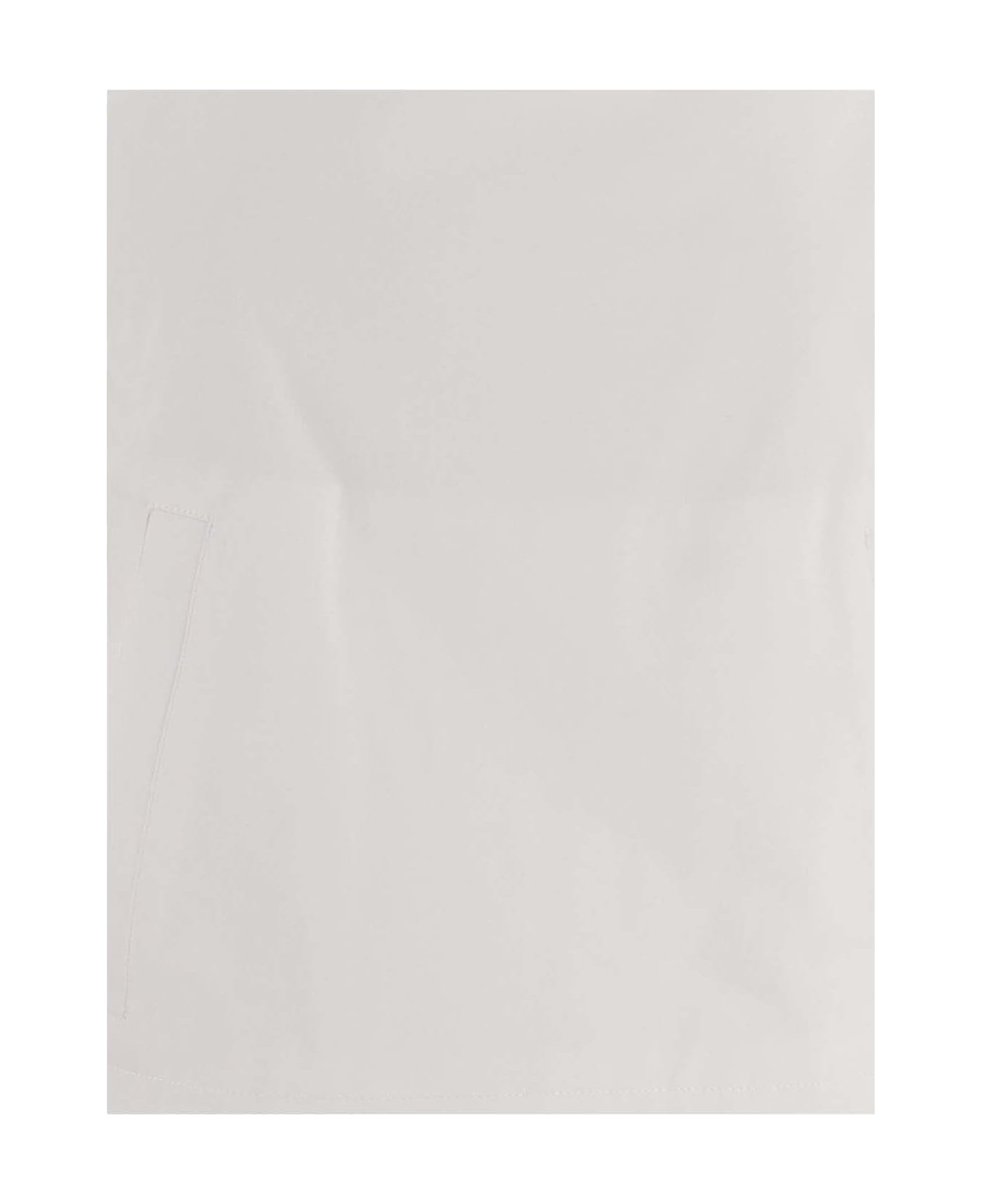 SportMax Cotton Crop Top - White