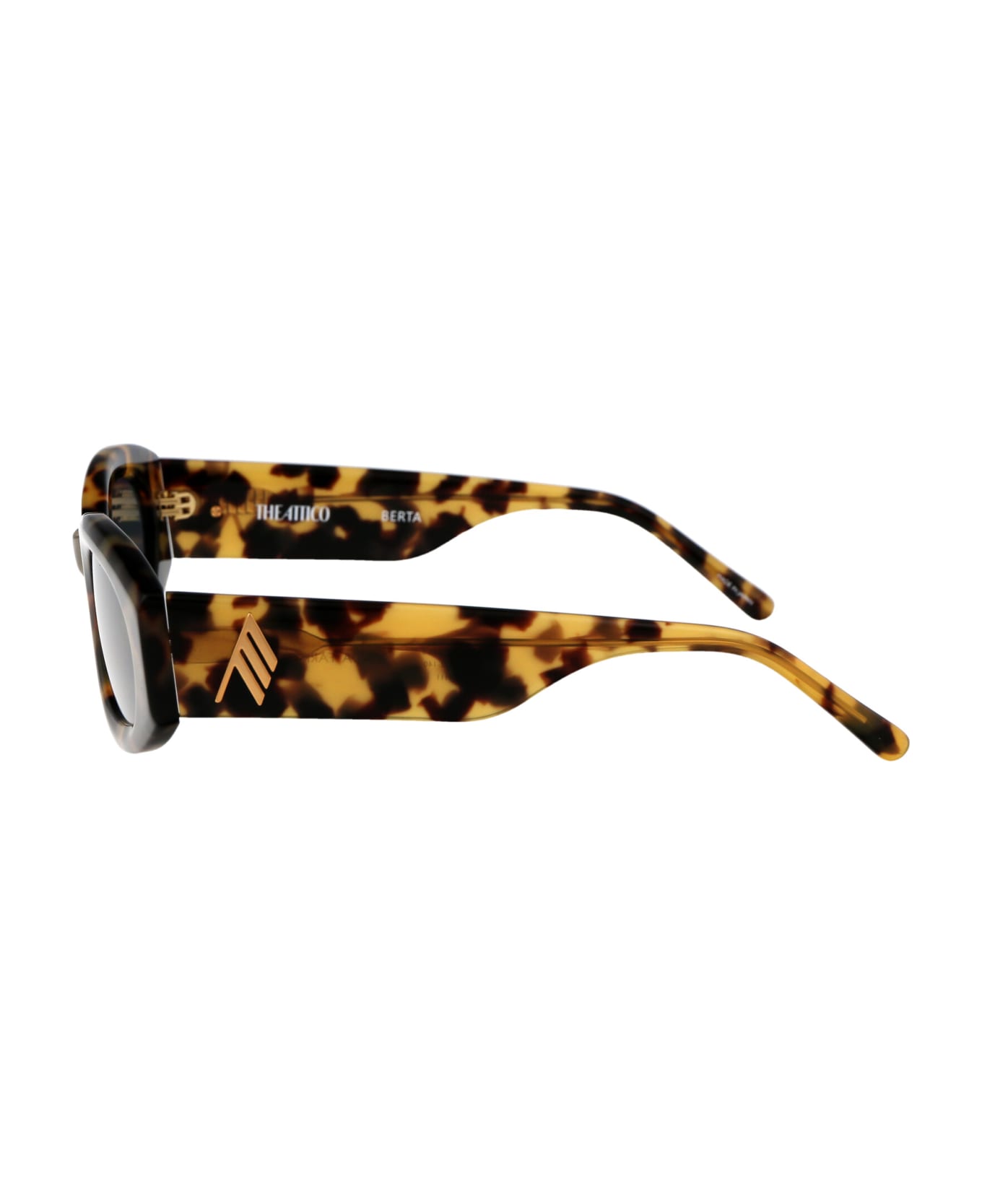 The Attico Berta Sunglasses - T-SHELL/GOLD/BLUE サングラス