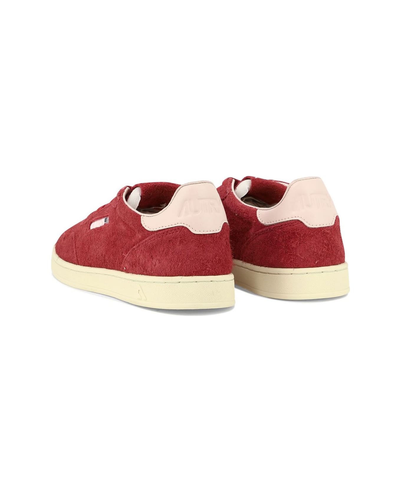 Autry New Flat Low Sneakers - Red/pow