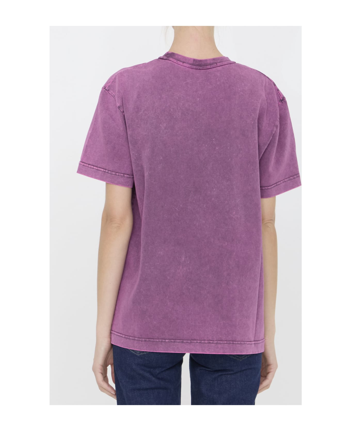 Alexander Wang Embossed Logo T-shirt - PINK Tシャツ
