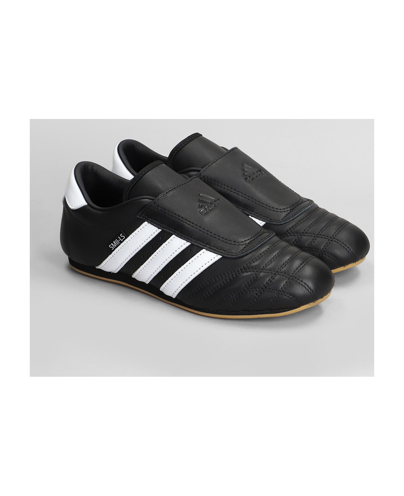 Adidas Taekwondo Sneakers In Black Leather - black