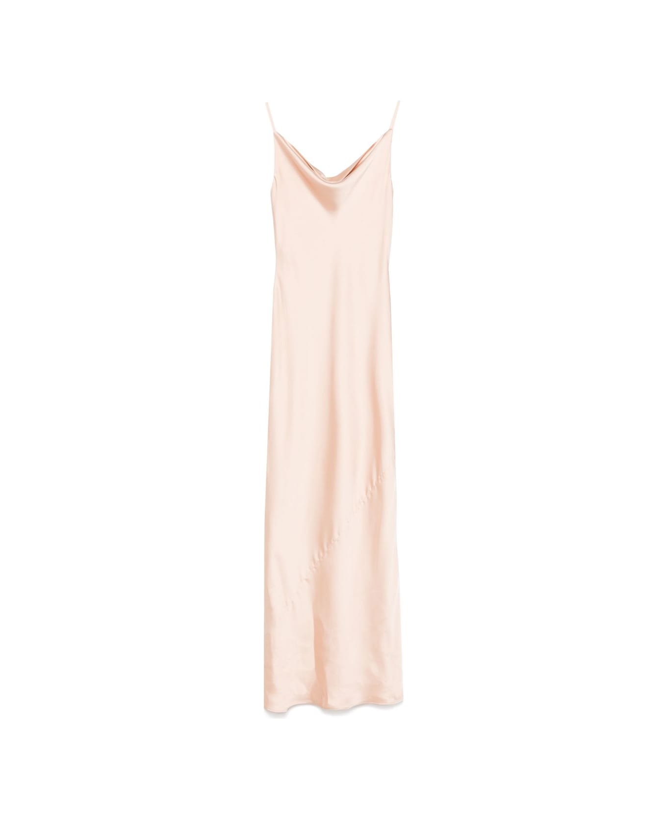 Norma Kamali Maria Slip Gown Dress - Powder