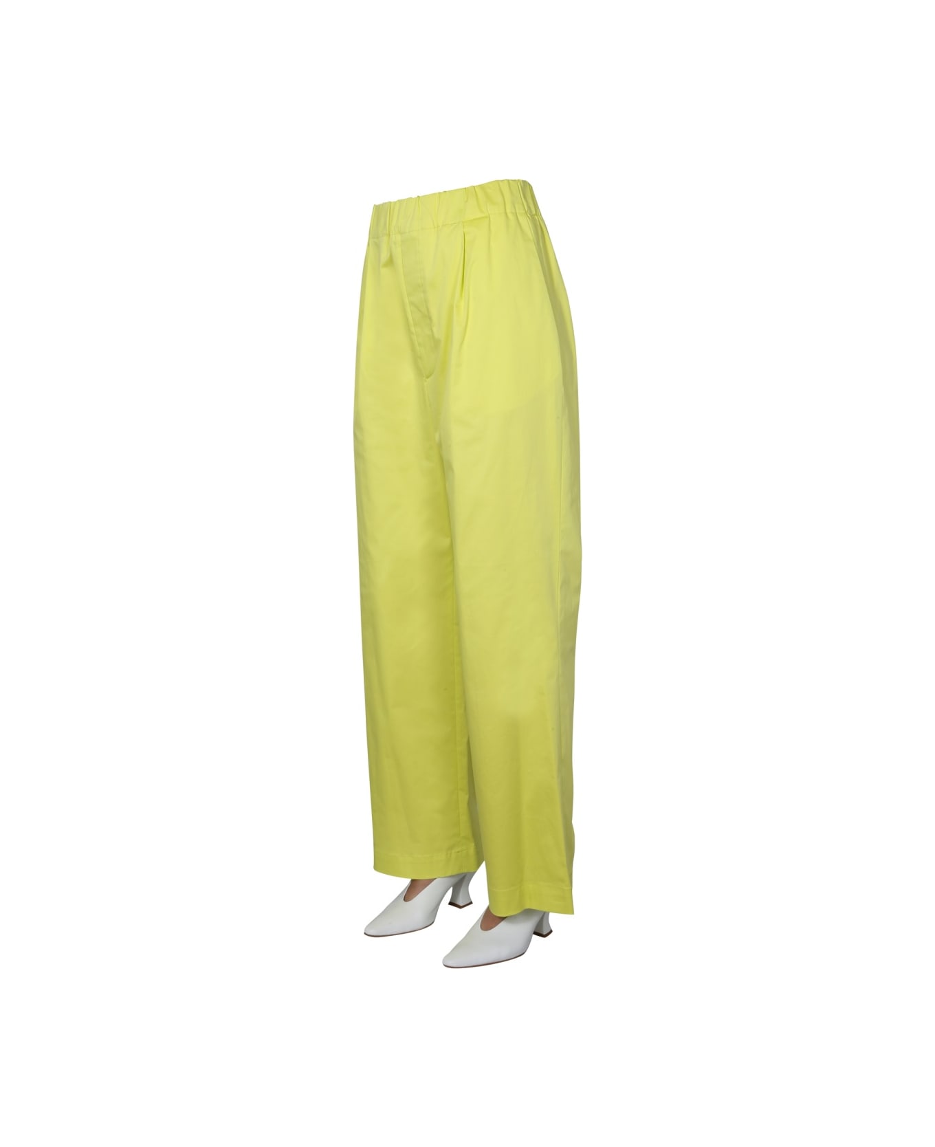 Jejia Wide Trousers - YELLOW ボトムス