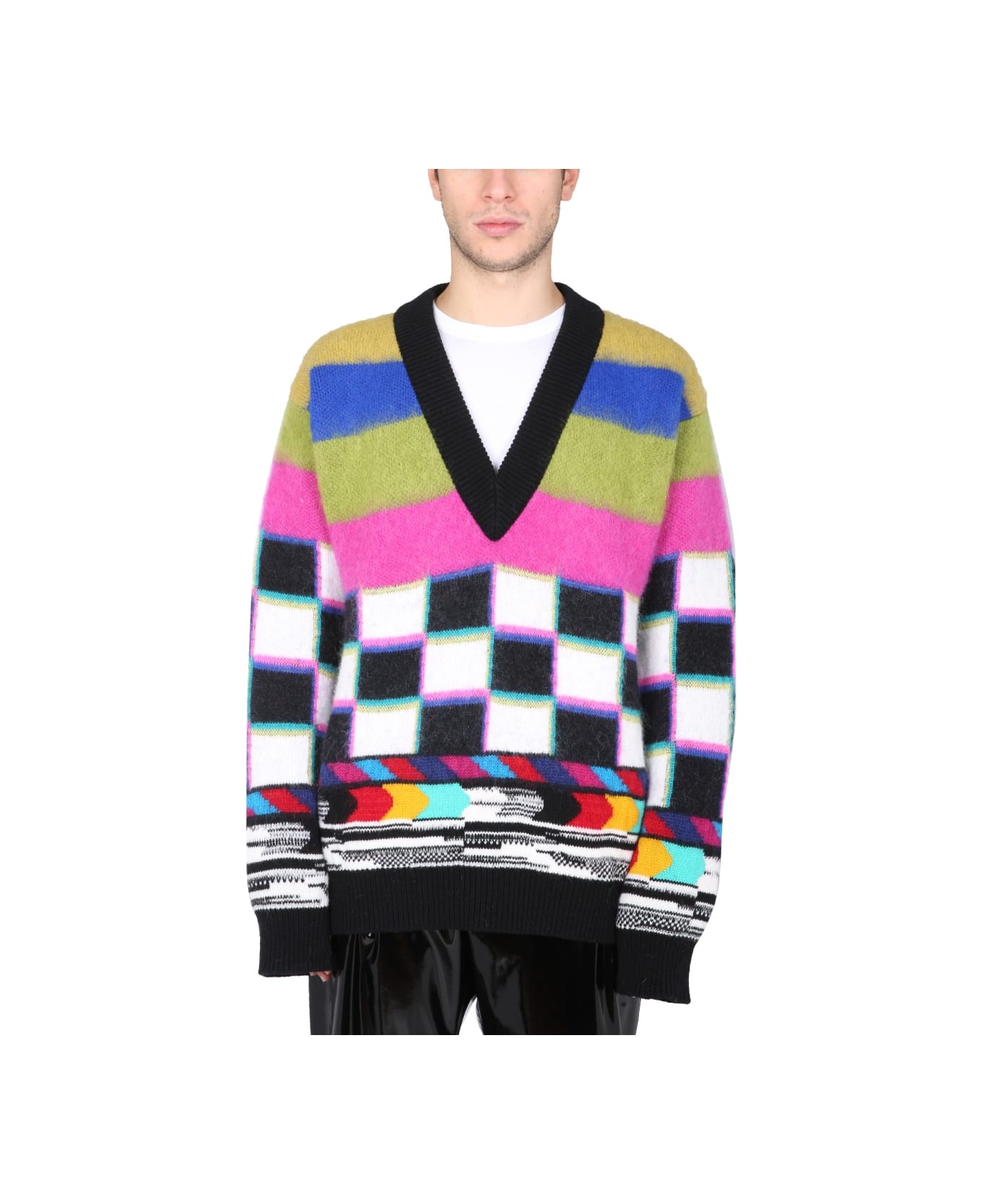 Dolce & Gabbana "glitch" Sweater - MULTICOLOUR