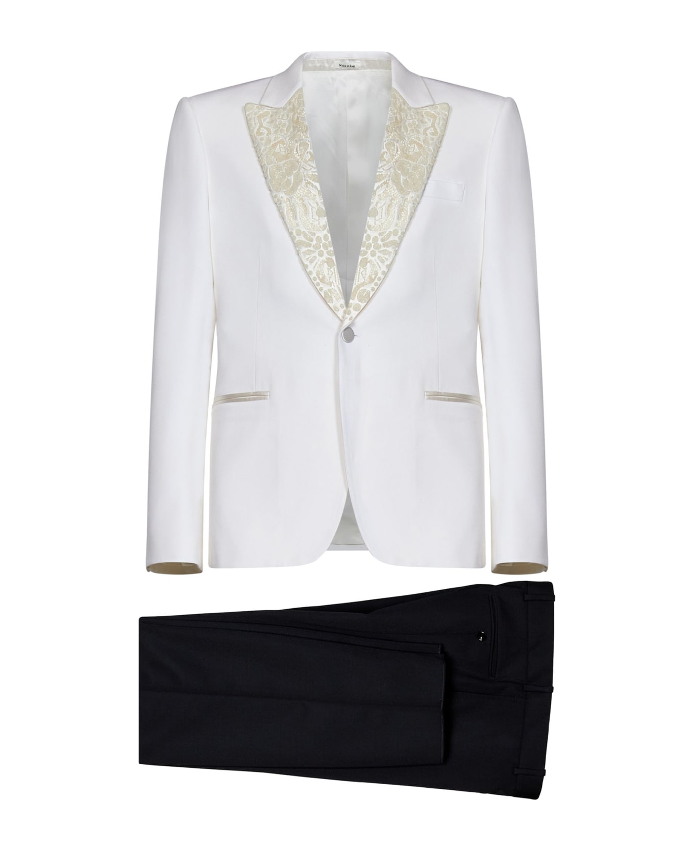 Alexander McQueen Blazer - White スーツ