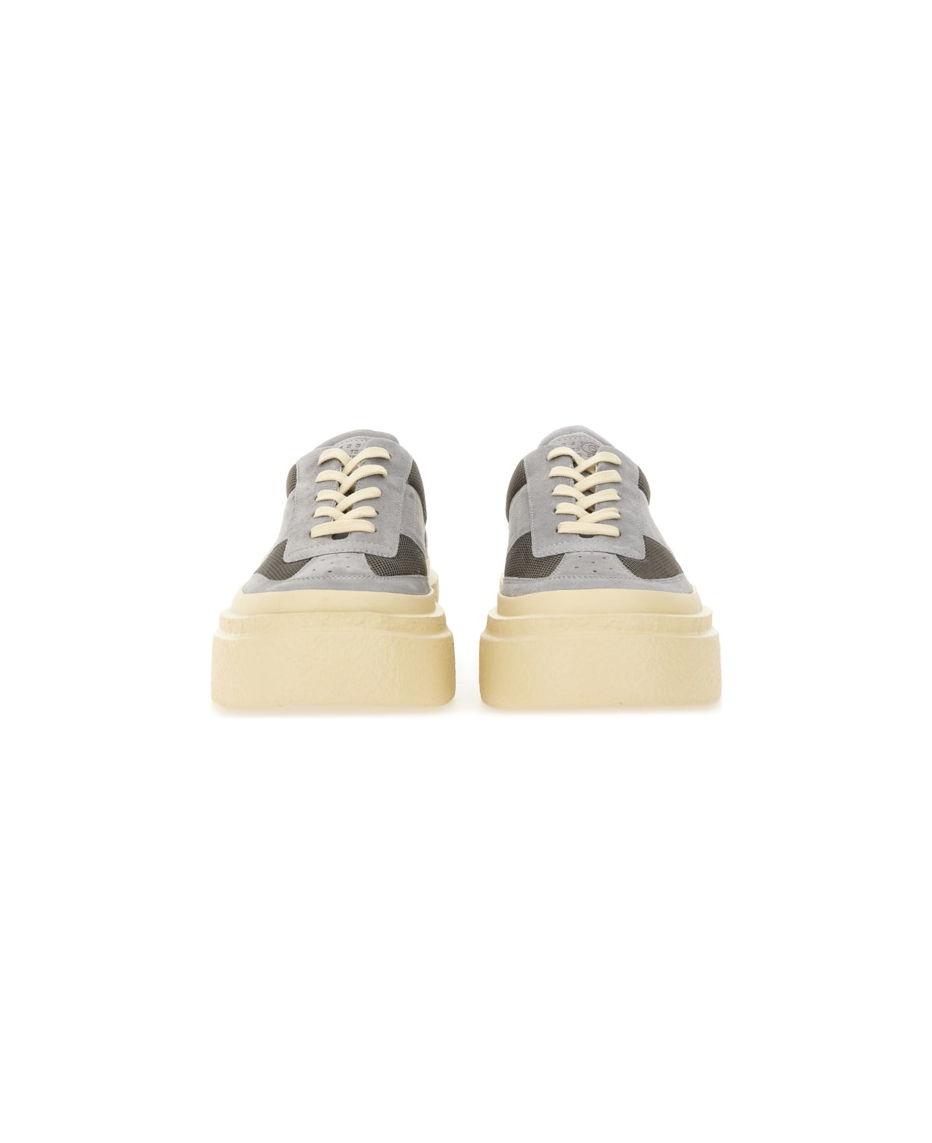MM6 Maison Margiela Leather Sneaker - GREY