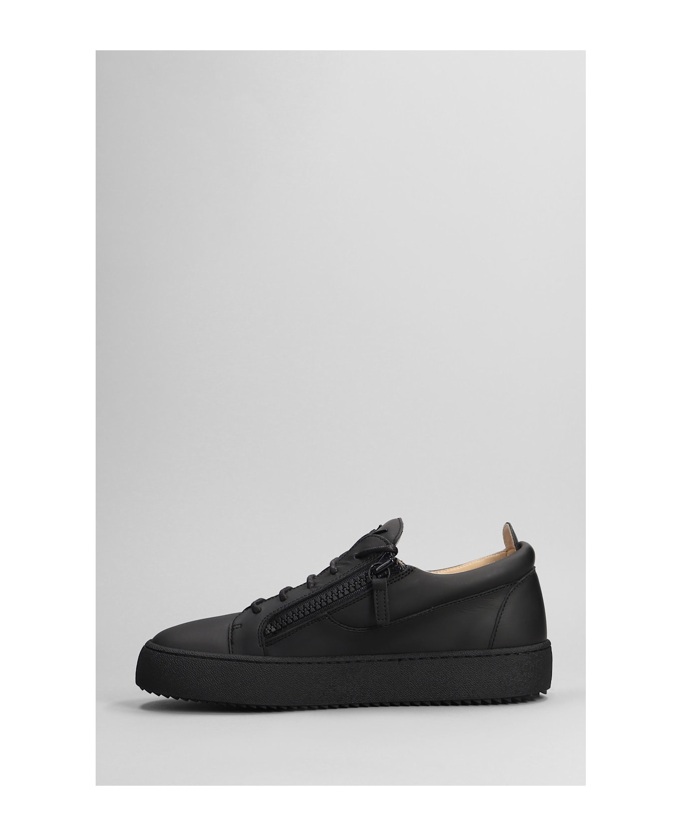 Giuseppe Zanotti A1 Sneakers In Black Leather - black