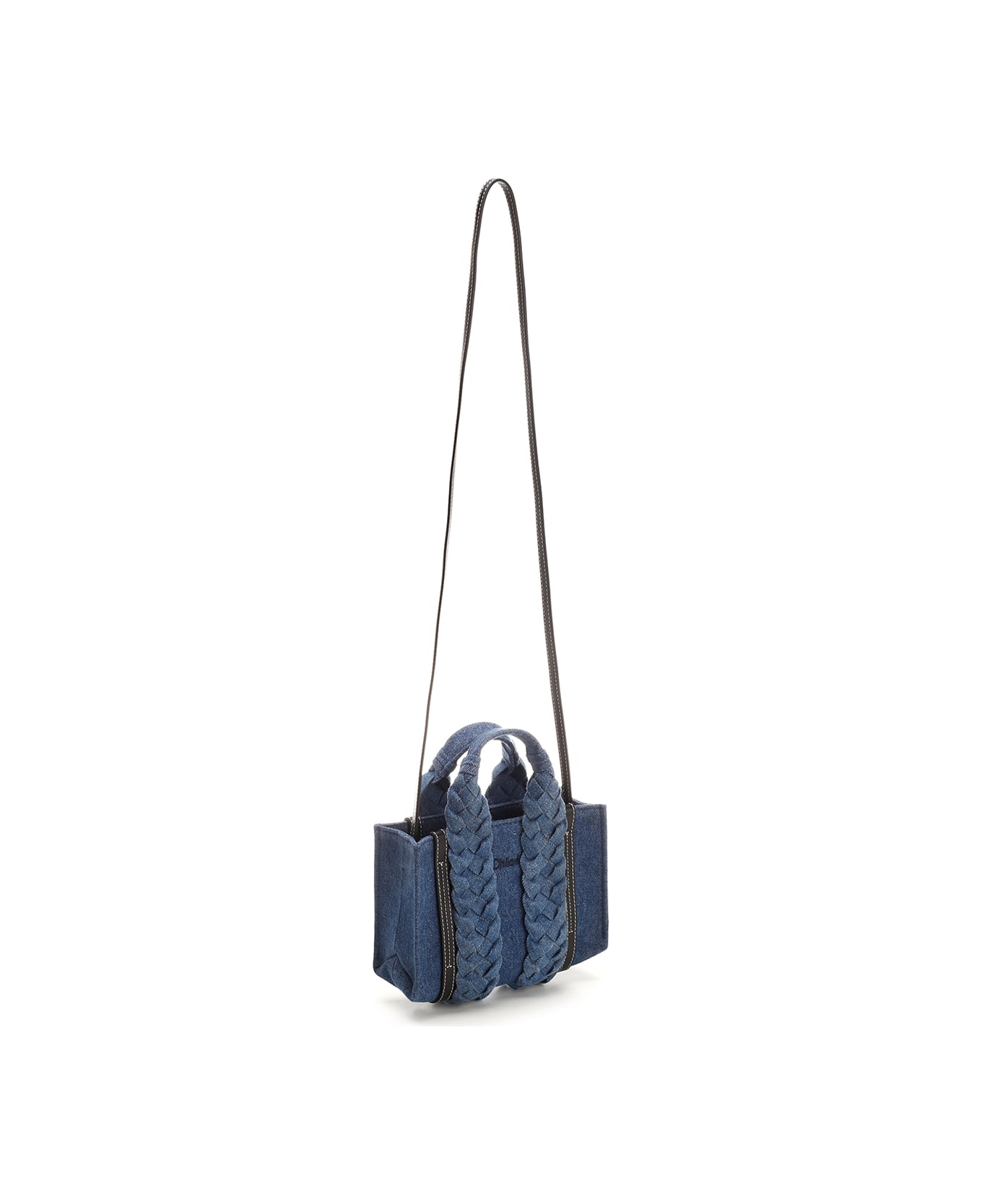 Chloé Mini 'woody' Handbag - Blue