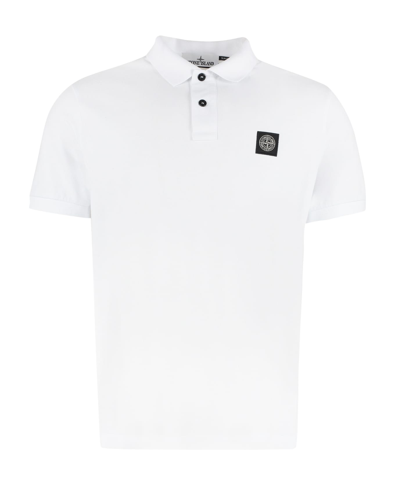 Stone Island Short Sleeve Cotton Polo Shirt - A0001