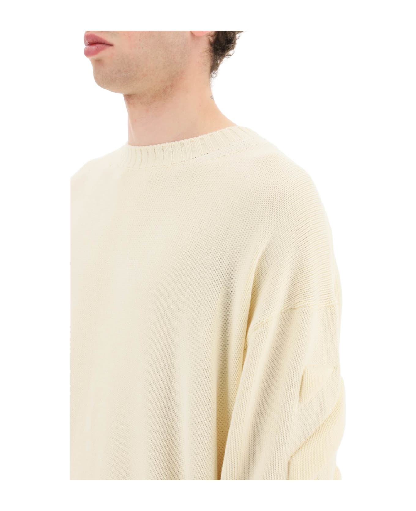 Off-White 3d Diag Knit Sweater - panna ニットウェア