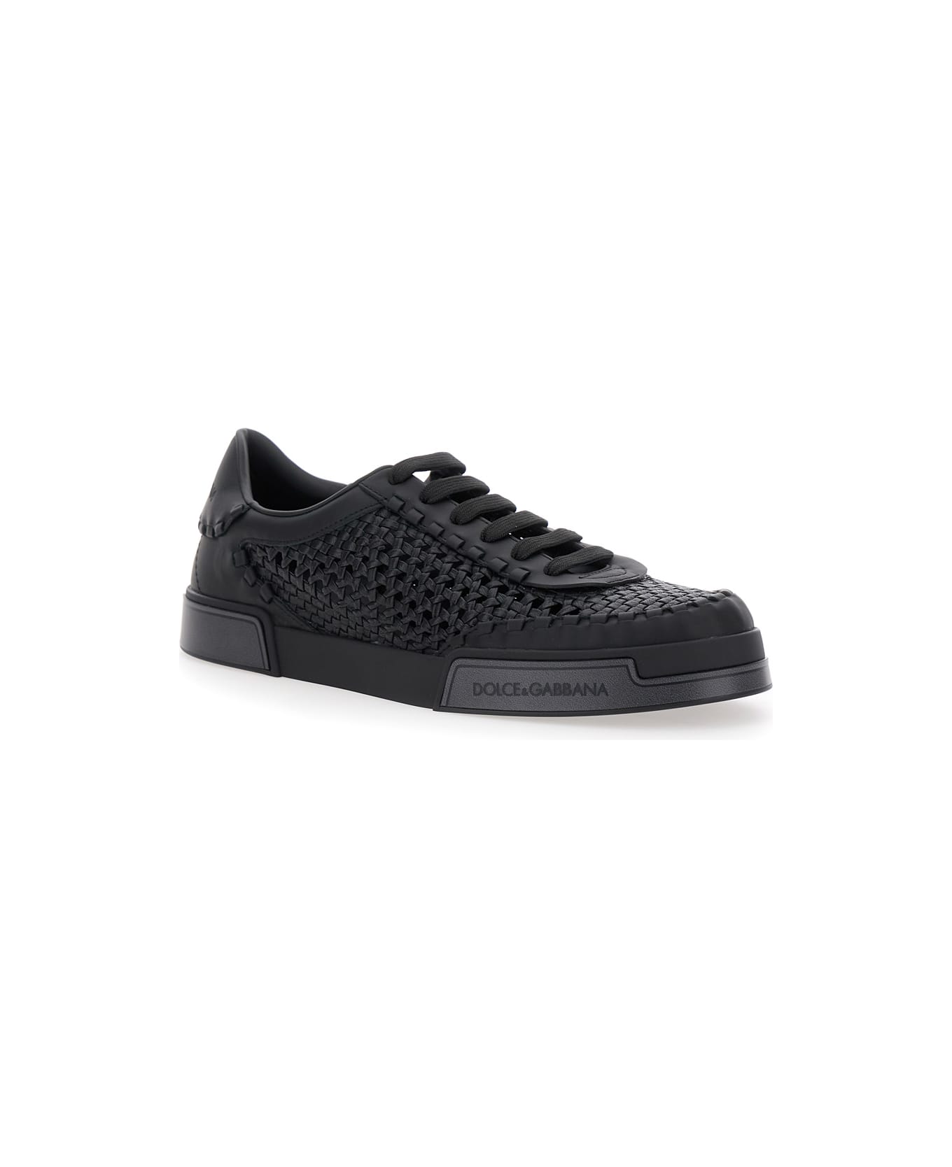 Dolce 
Gabbana Portofino Yacht Sneakers - Black