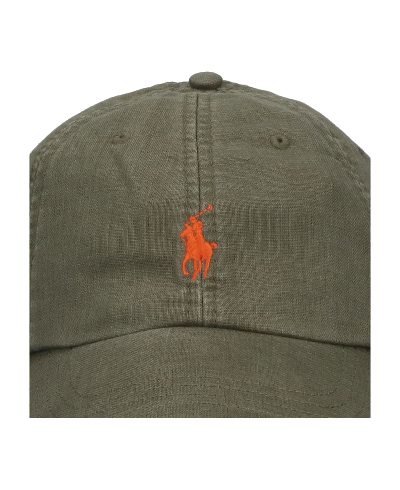 Polo Ralph Lauren Logo Baseball Cap - NEWOLIVE