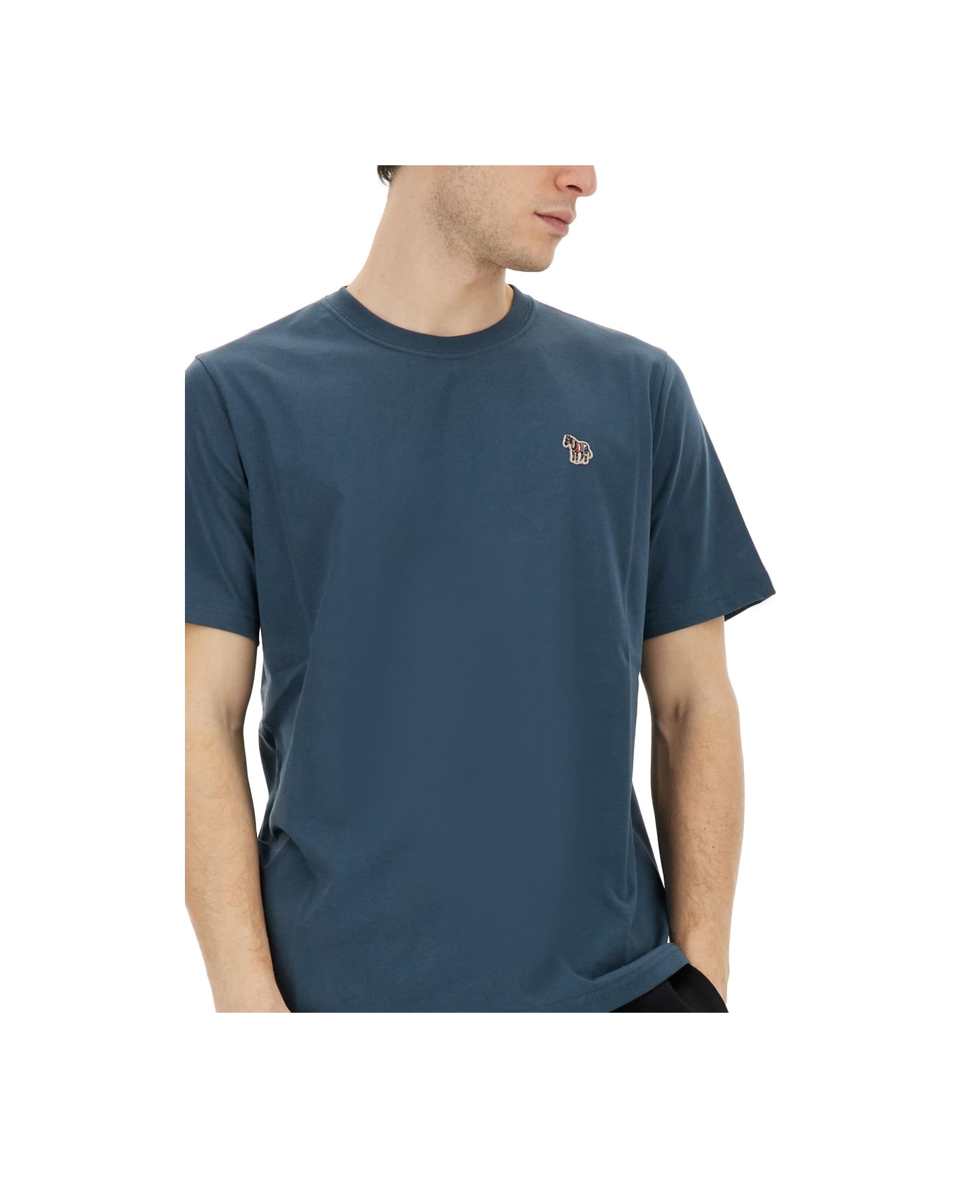 Paul Smith 'zebra' T-shirt - Blue