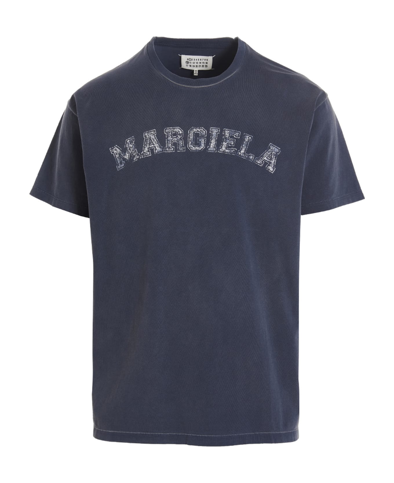 Maison Margiela Logo Print T-shirt - Blue