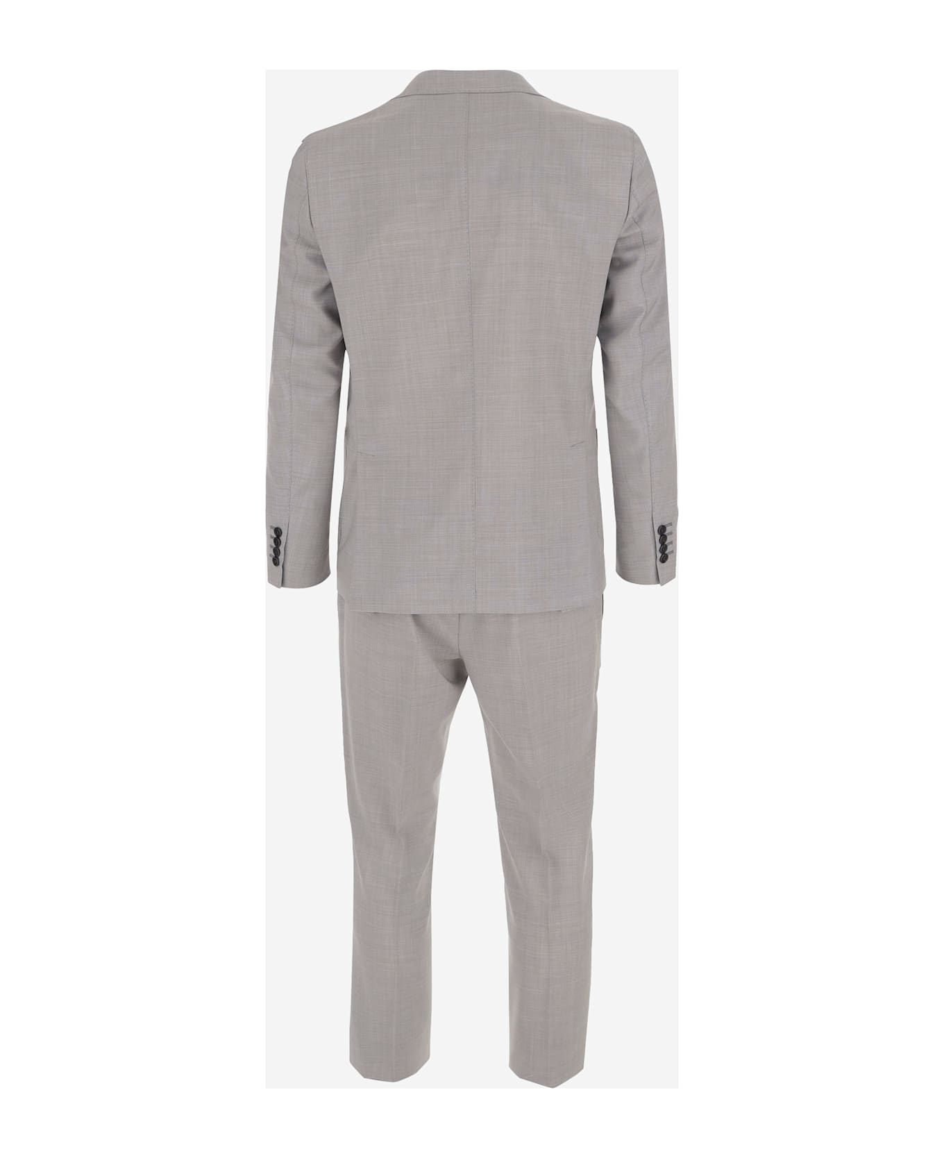 Brian Dales Wool Suit - Grey