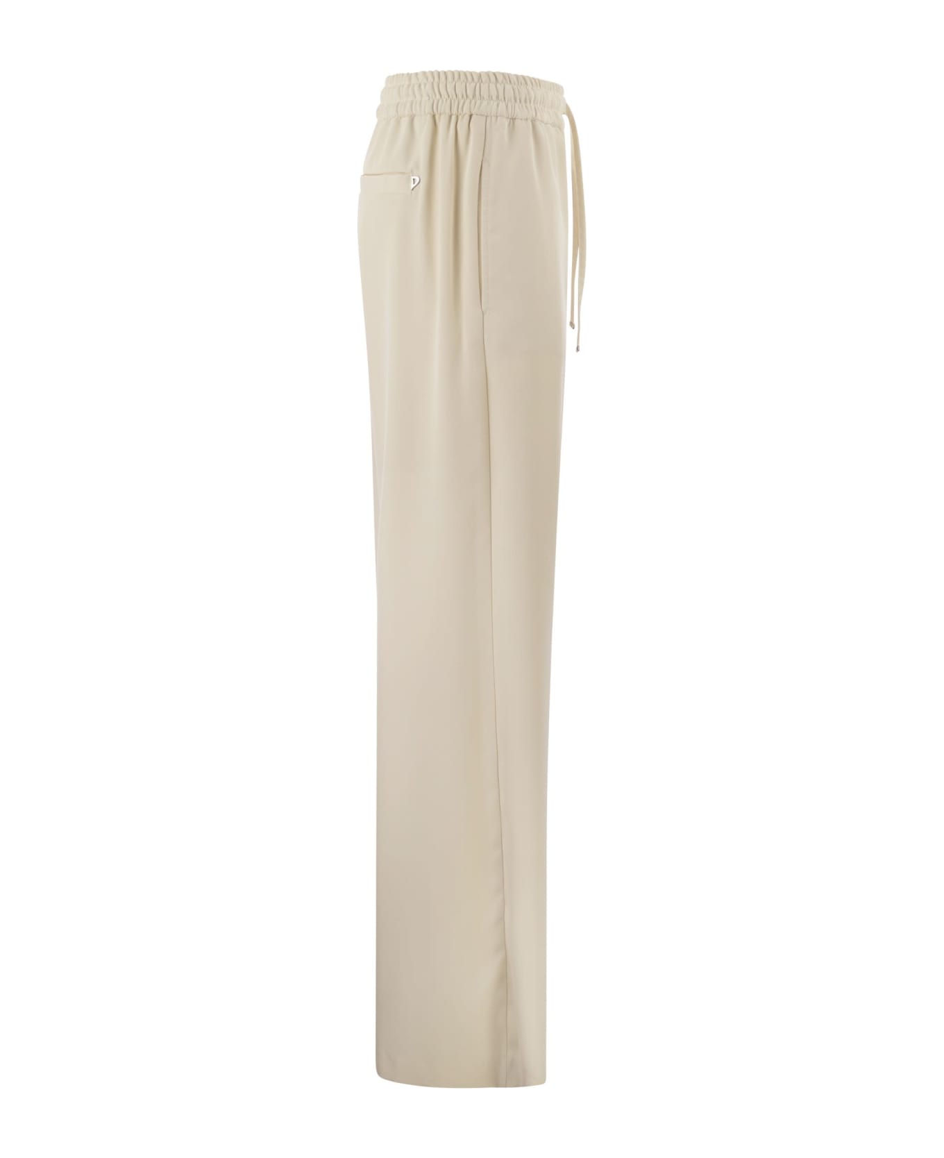 Dondup Marisol - Gabardine Jogger Trousers - Butter