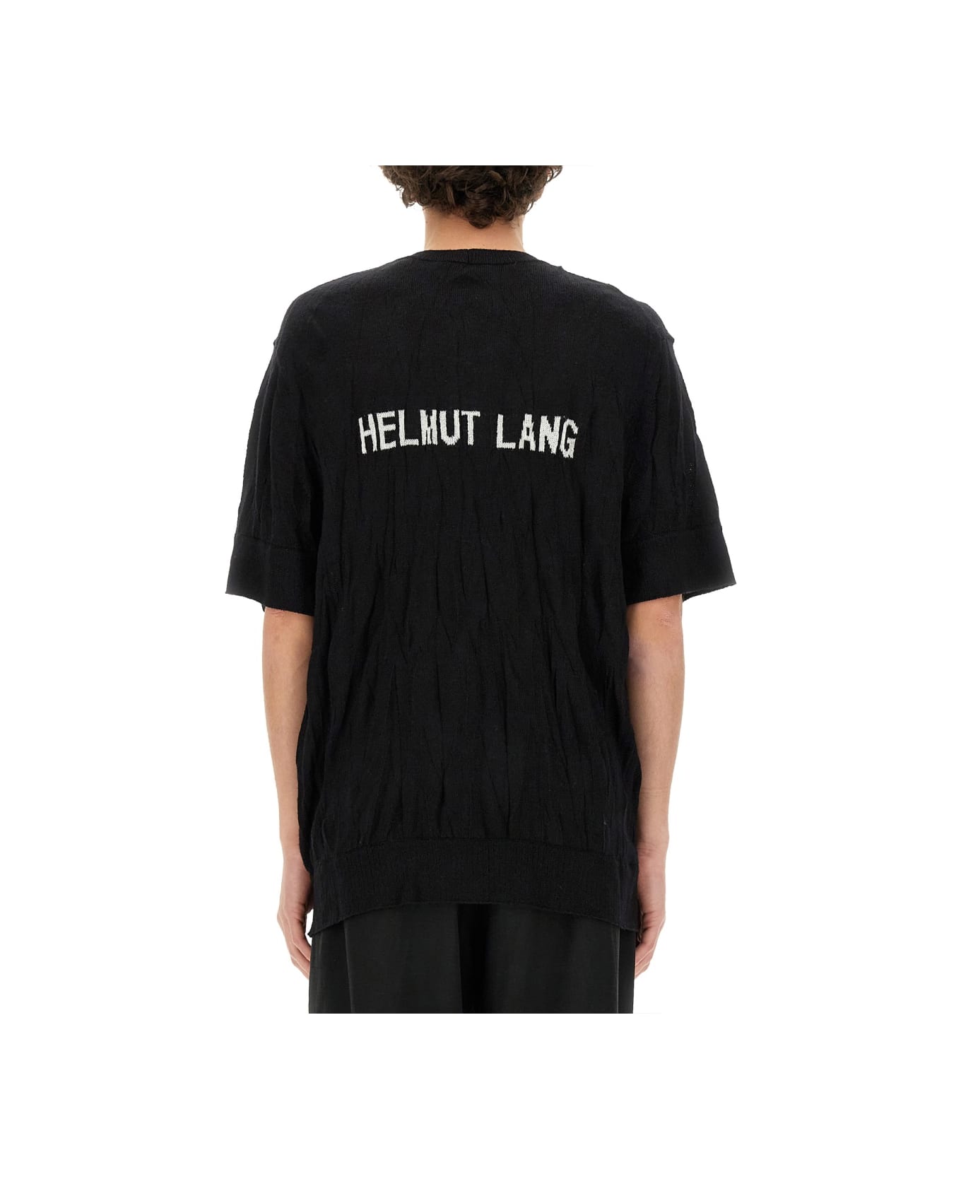 Helmut Lang Crushed Shirt - BLACK シャツ
