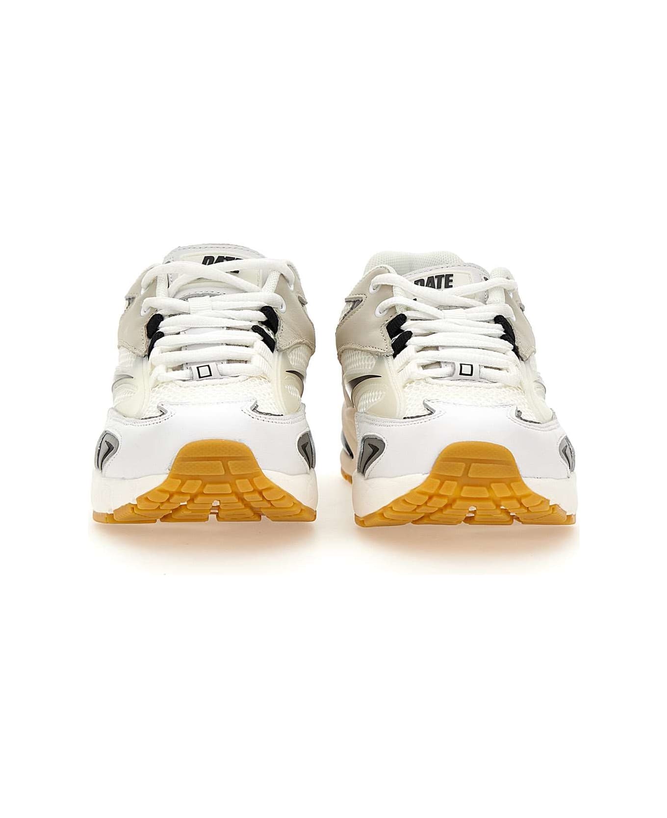 D.A.T.E. 'sn23 Mesh' Sneakers - Bianco/Grigio