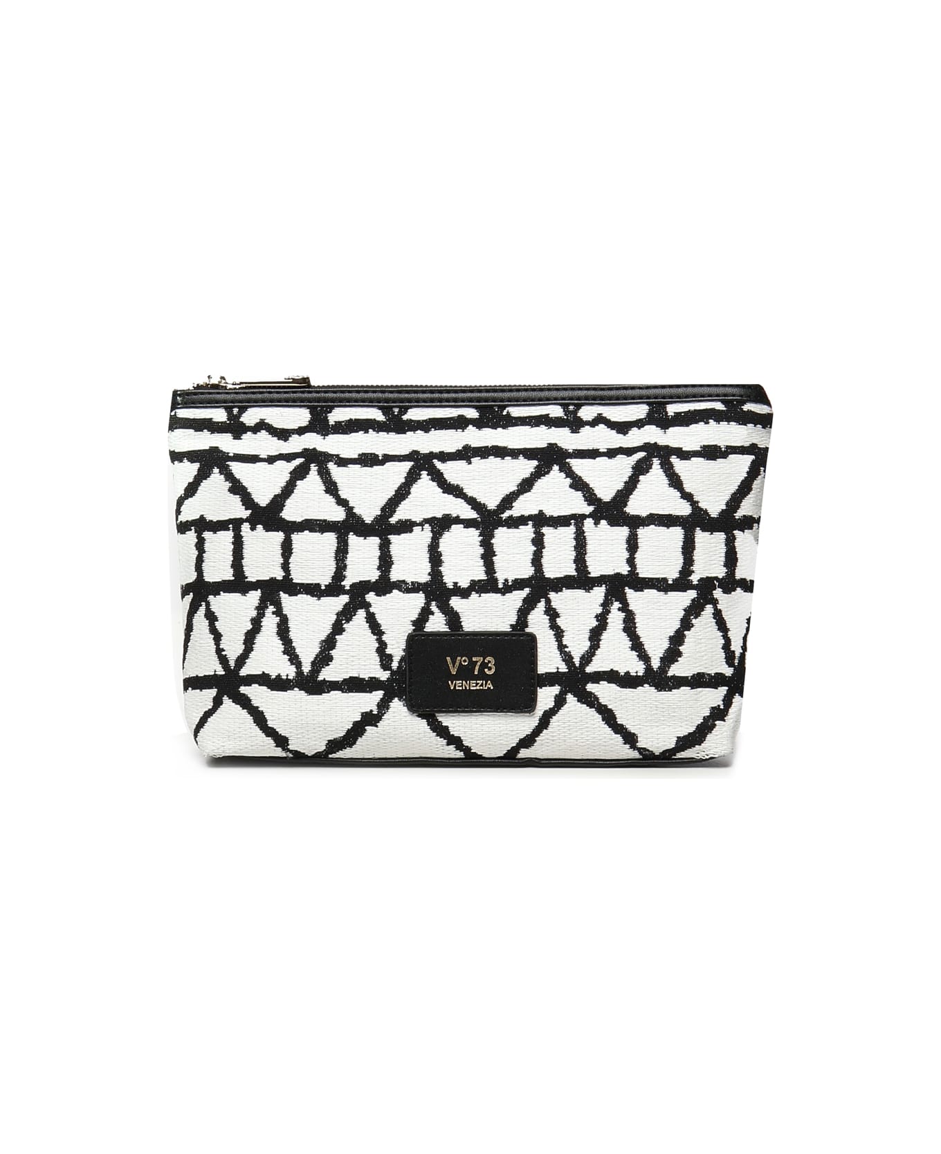 V73 Beauty Beth Pouch - BLACK, white