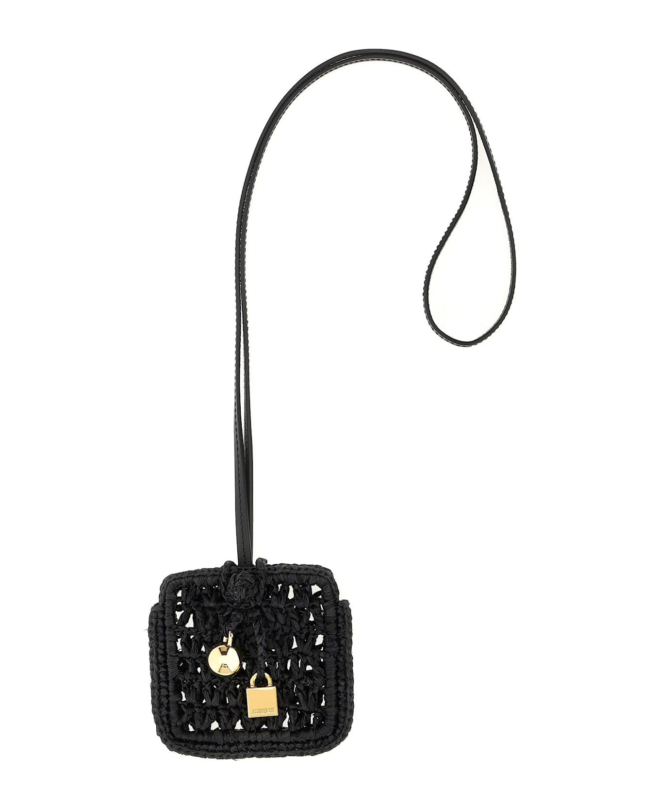 Jacquemus 'le Porte Spiaggia' Airpods Case - Nero