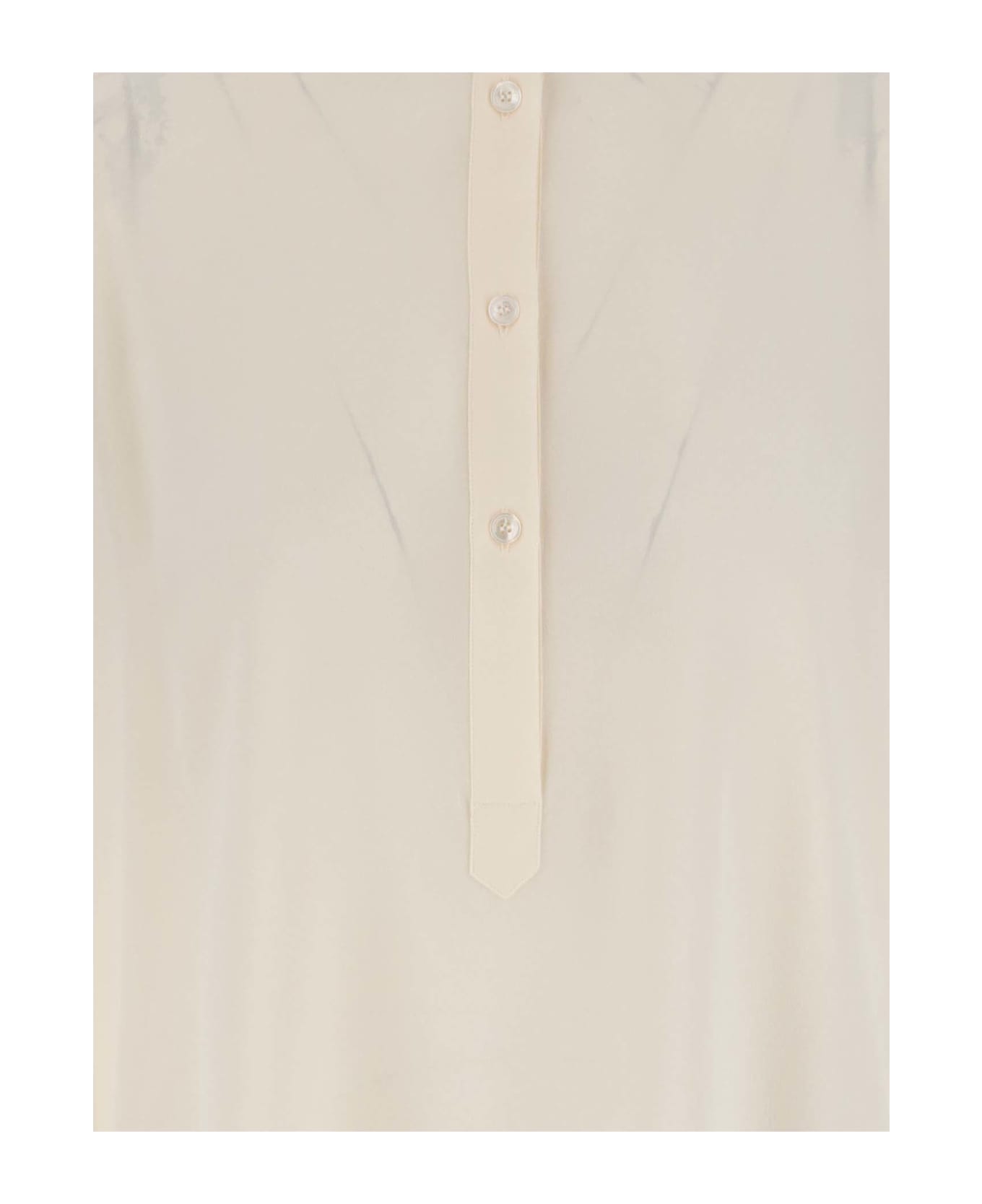 Stella McCartney Silk Shirt - Natural ブラウス