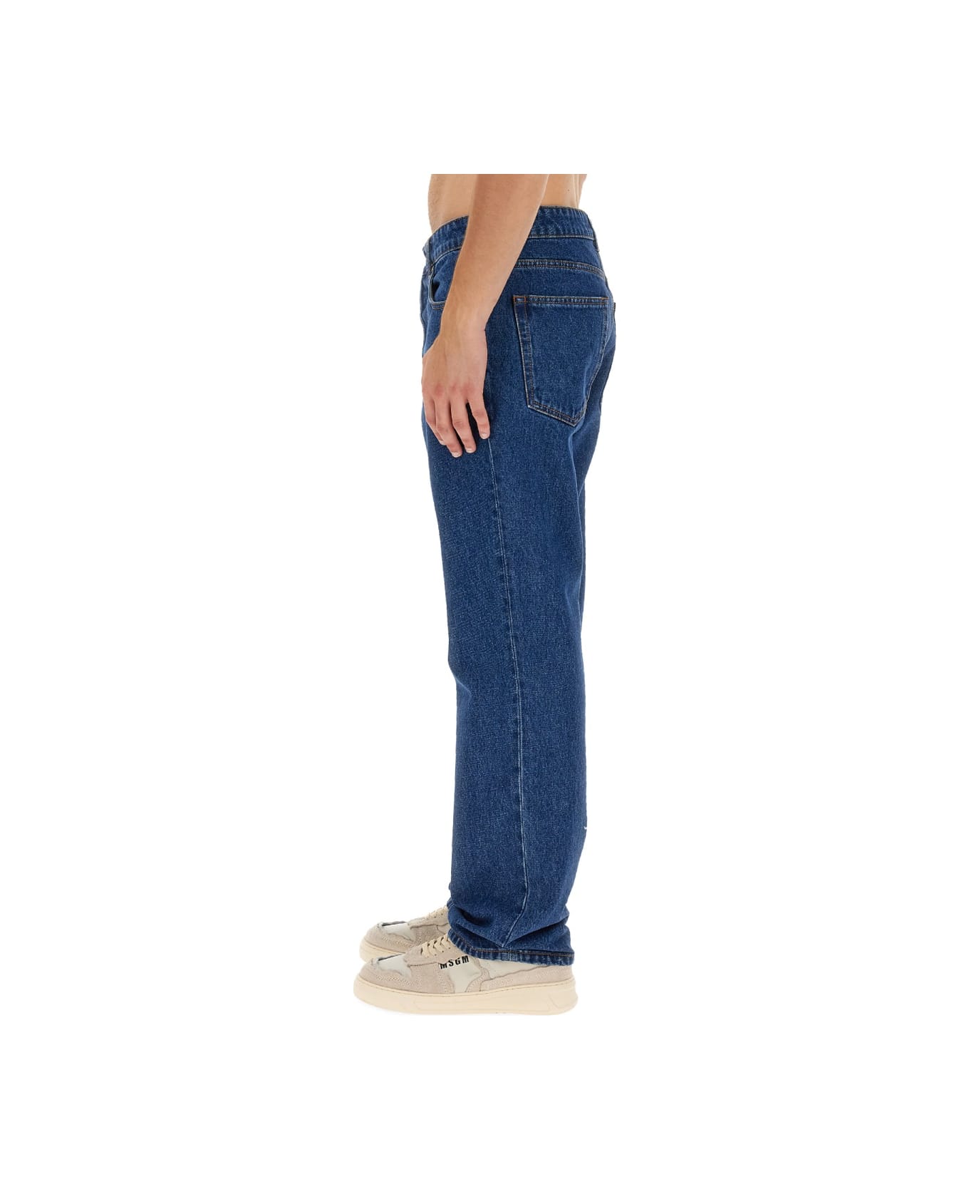 MSGM Regular Fit Jeans - BLUE