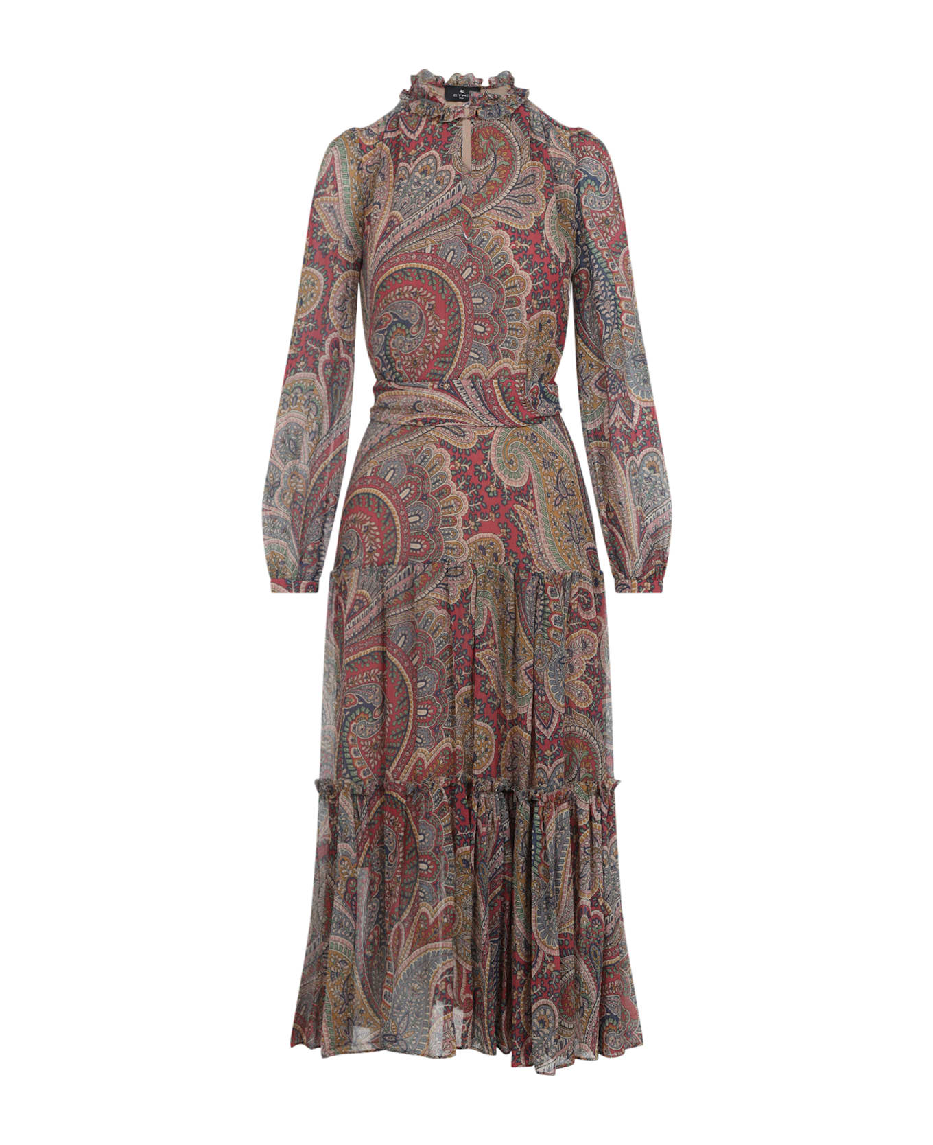 Etro Midi Dress - Stampa F.do Bordeaux