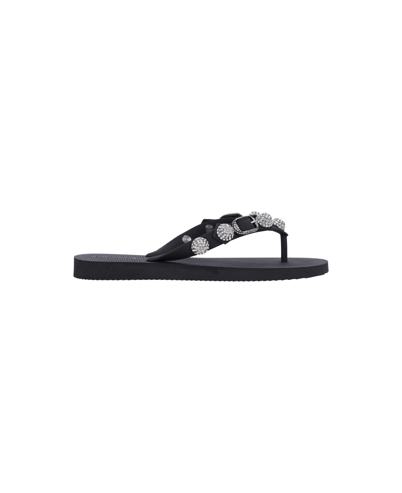 Balenciaga Thong Sandals "cagole" - Black  