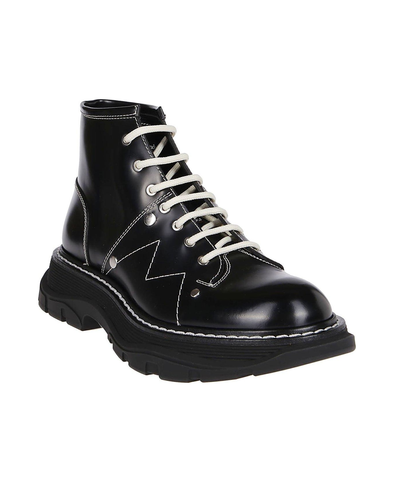 Alexander McQueen Tread Lace-up Boots