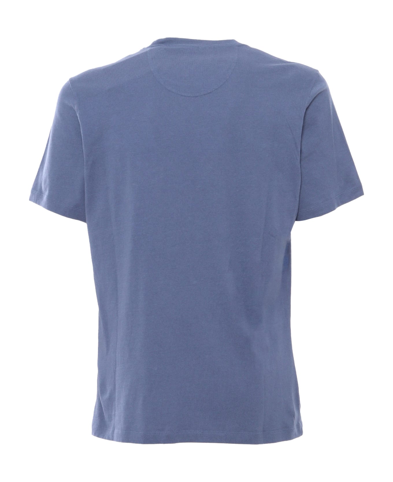 Barbour Blue Printed T-shirt - BLUE シャツ