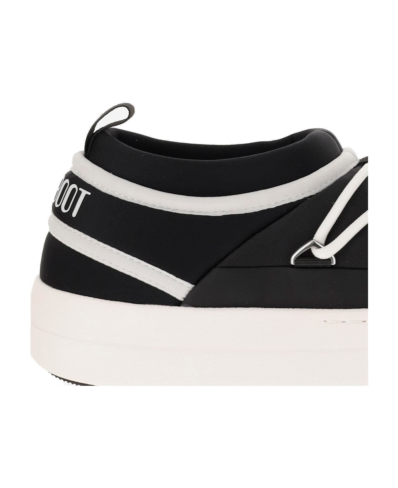 Moon Boot Park Icon Round Toe Sneakers - Black