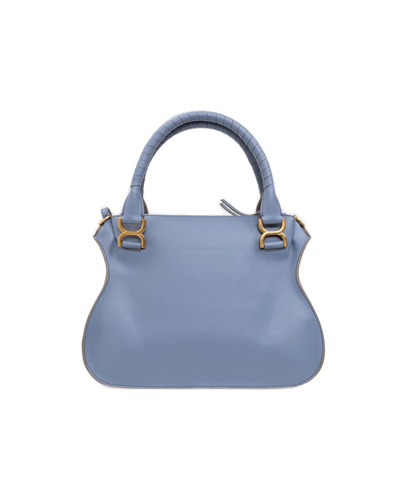 Chloé Marcie Foldover Tote Bag - AZZURRO