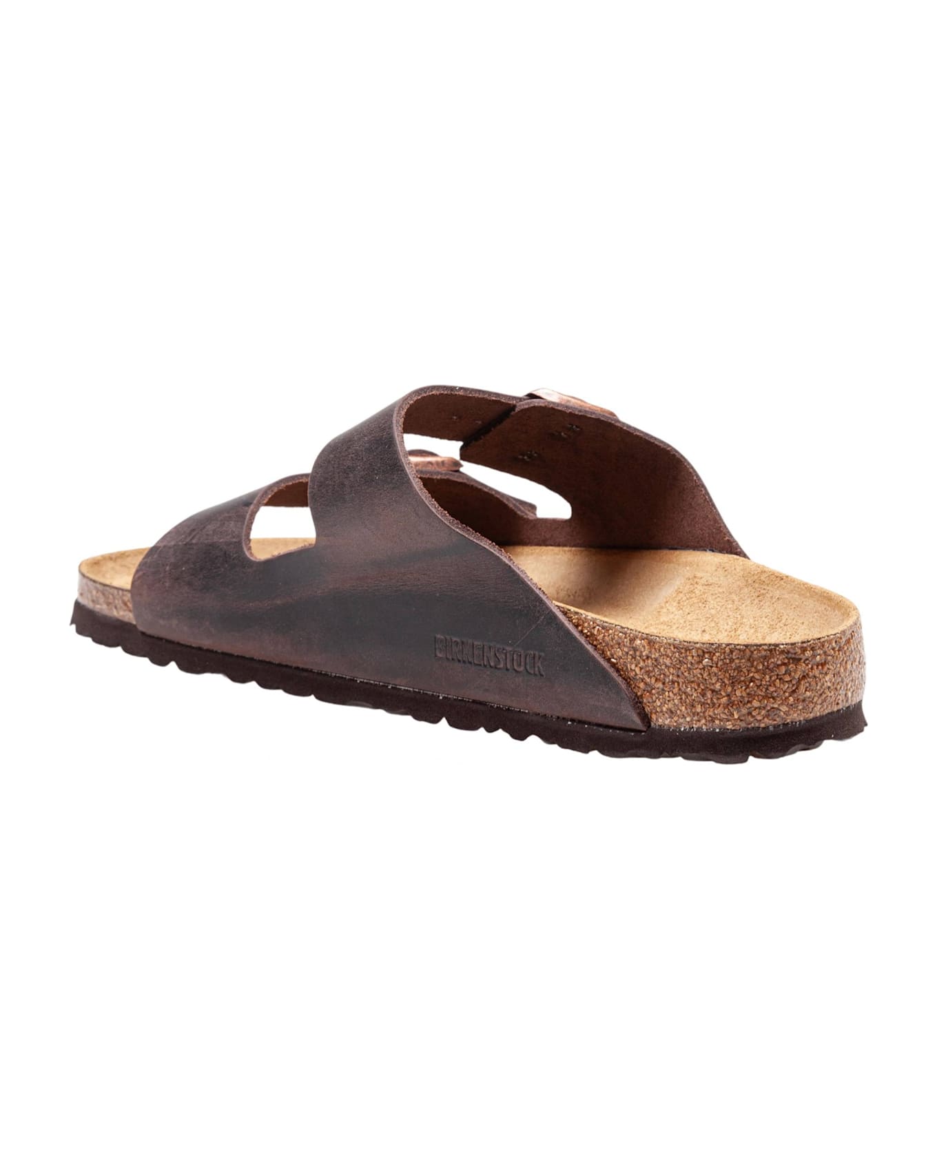 Birkenstock Arizona Sandal In Leather, Havana Color - Habana サンダル