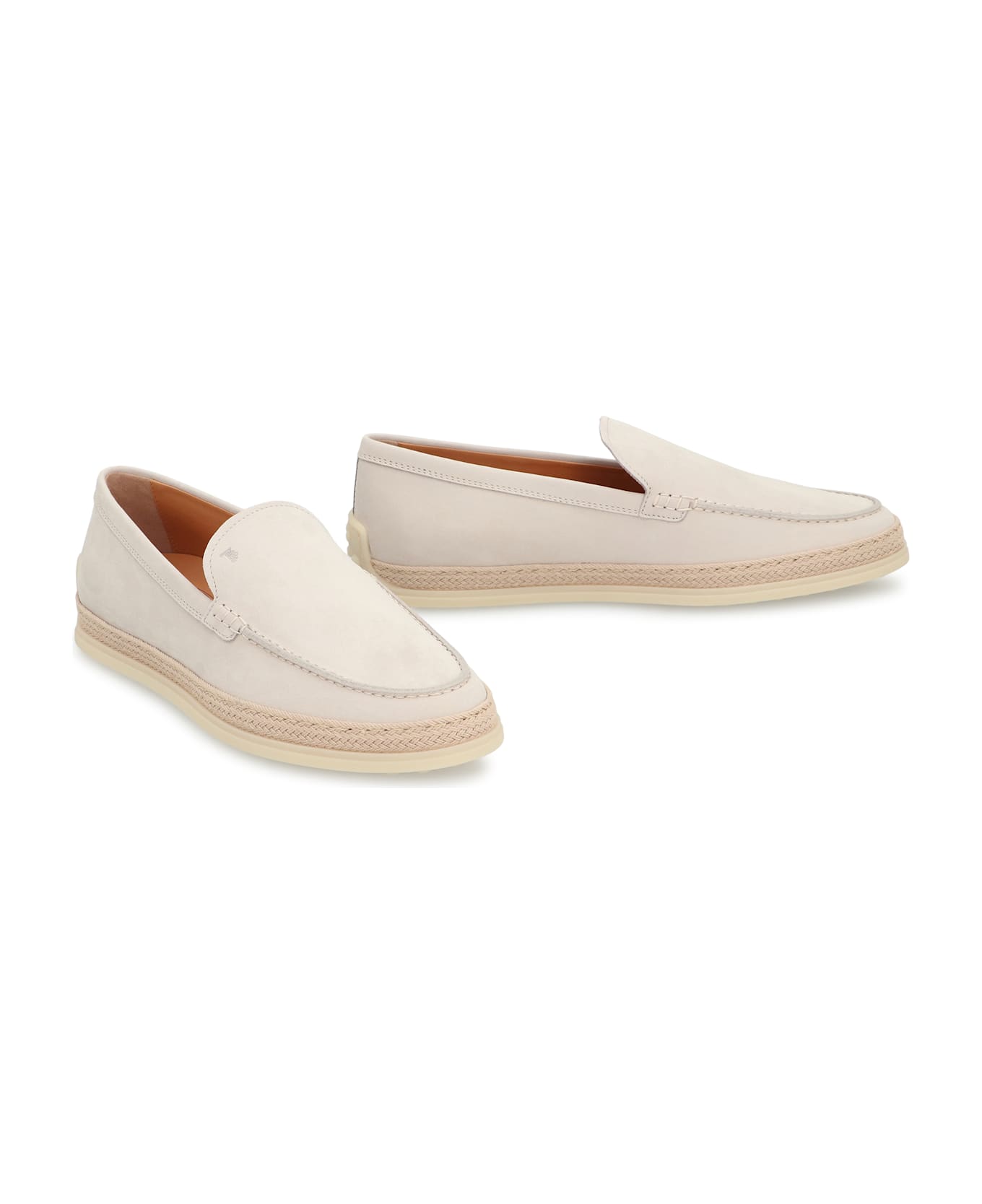 Tod
s Leather Loafers - grey