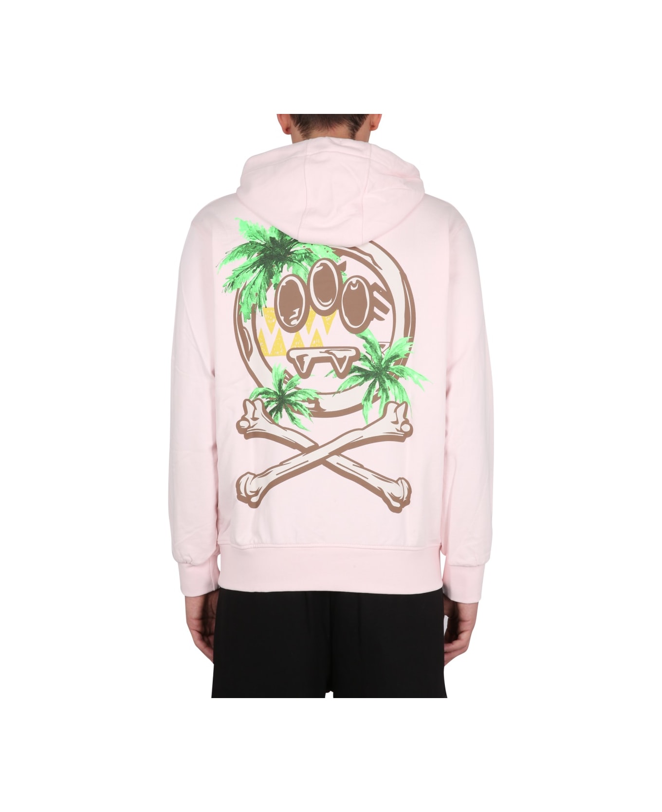Barrow Sweatshirt With Logo Print - PINK