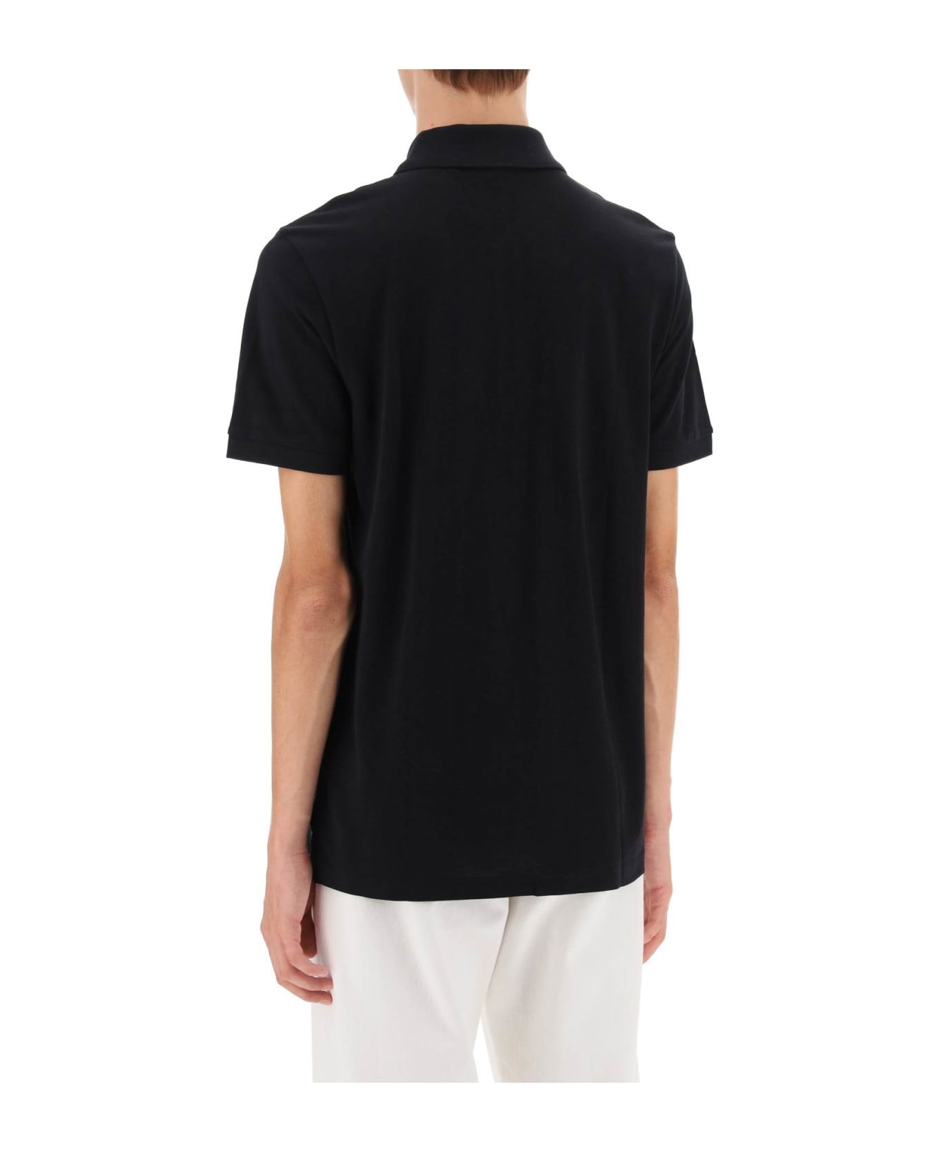 Hugo Boss Organic Cotton Pallas Polo Shirt - BLACK (Black)