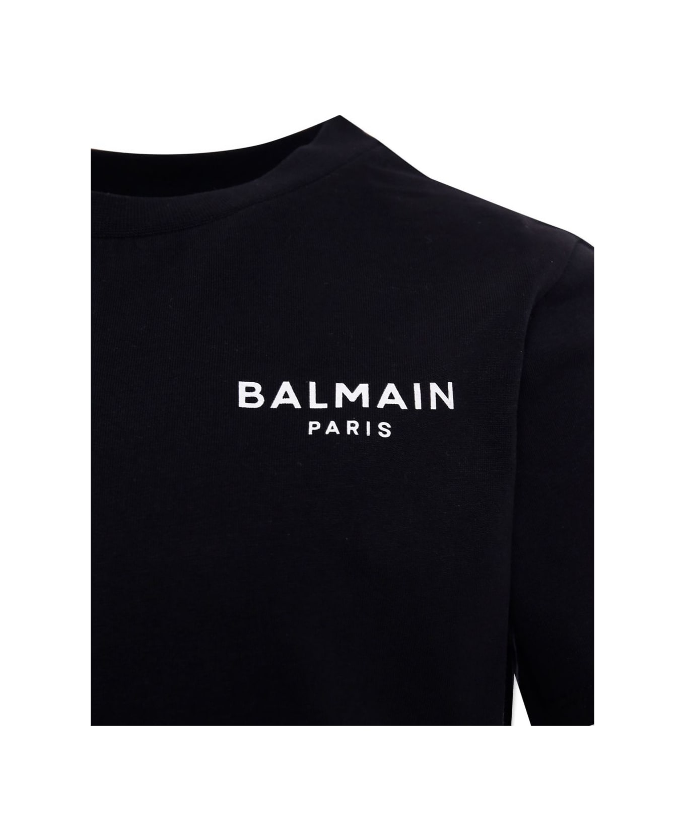 Balmain Kids T-shirt With Logo - Black