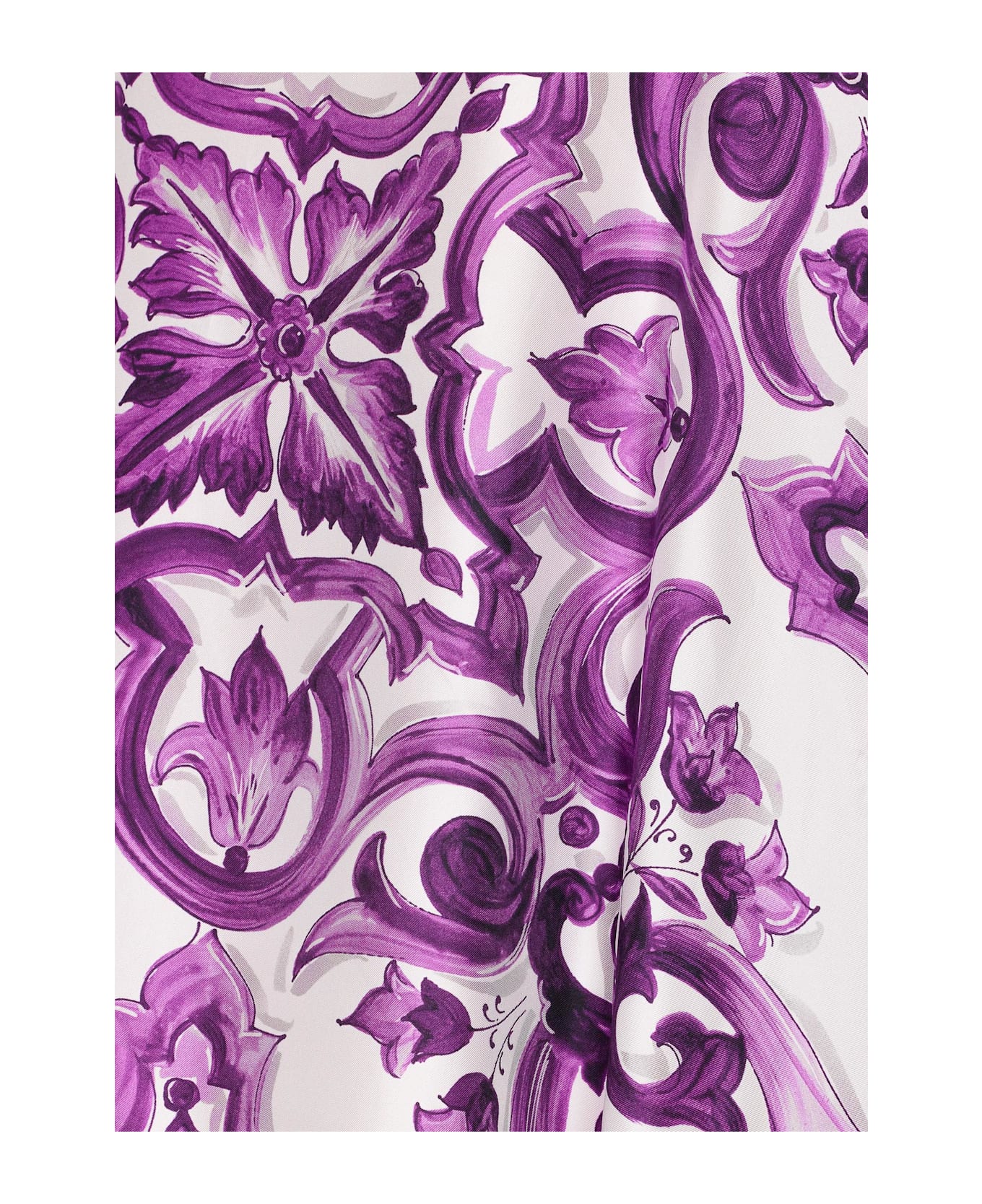 Dolce 
Gabbana Maiolica Print Kaftan - Purple