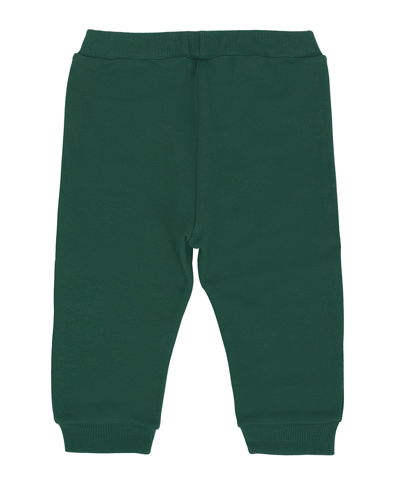 Fendi Green Trousers For Baby Boy With Logo - Green ボトムス