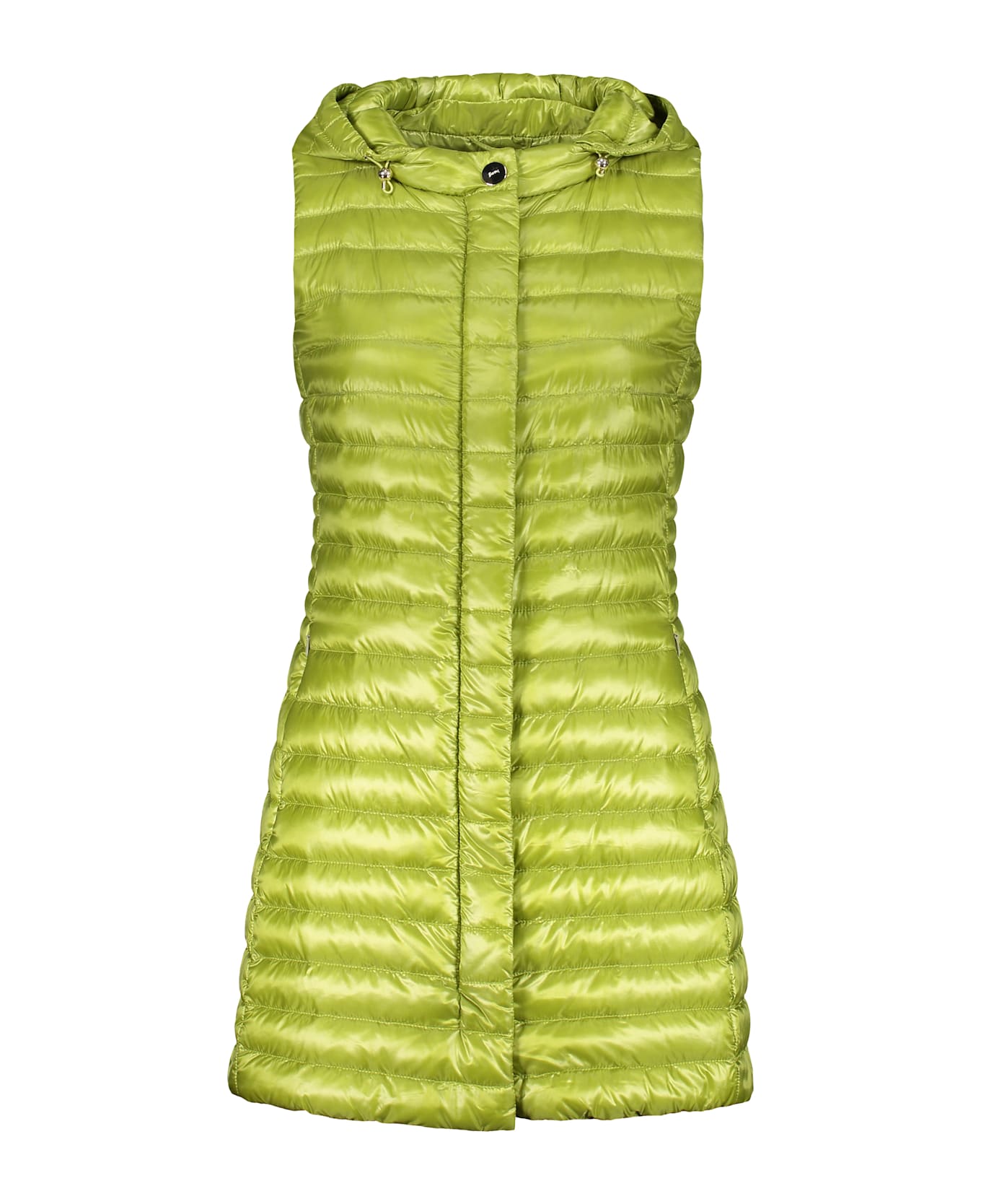 Herno Full Zip Down Vest - green