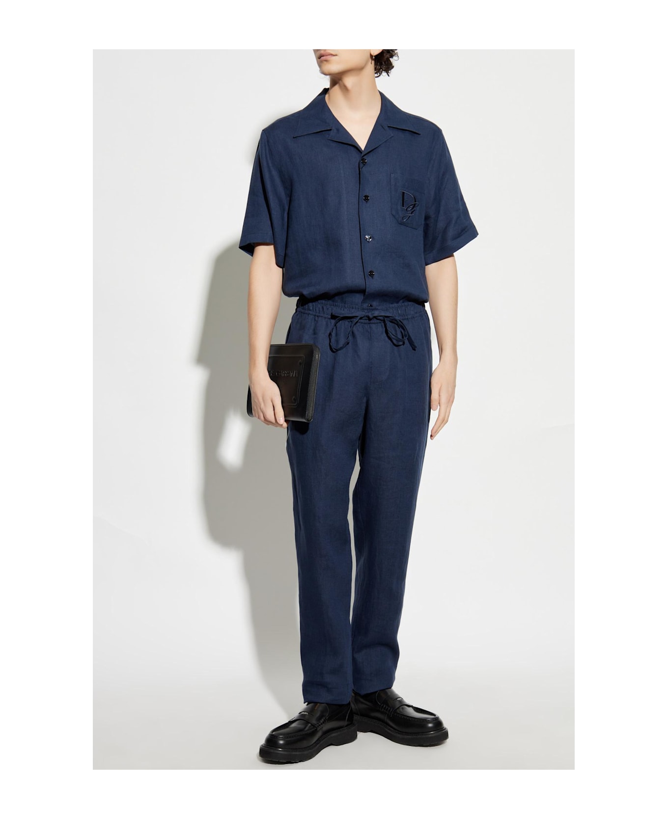 Dolce & Gabbana Linen Shirt - Blue
