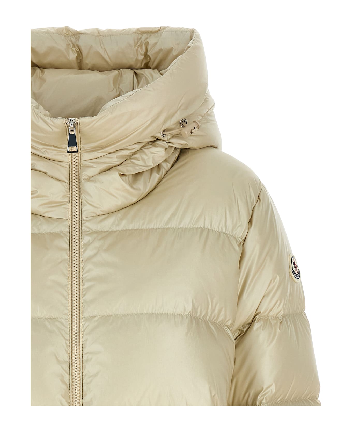 Moncler 'biron' Down Jacket - Bianco