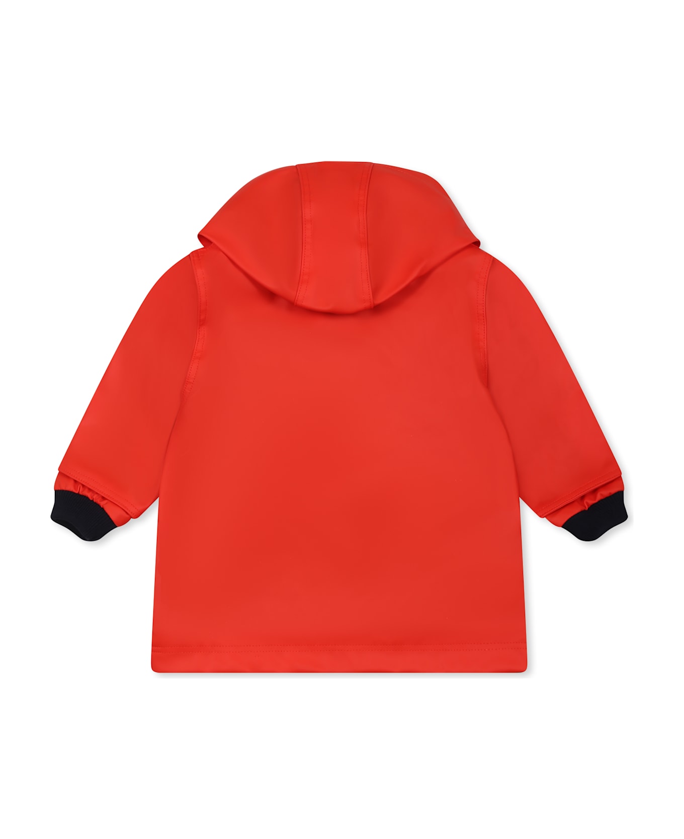 Petit Bateau Red Raincoat For Babykids - Red