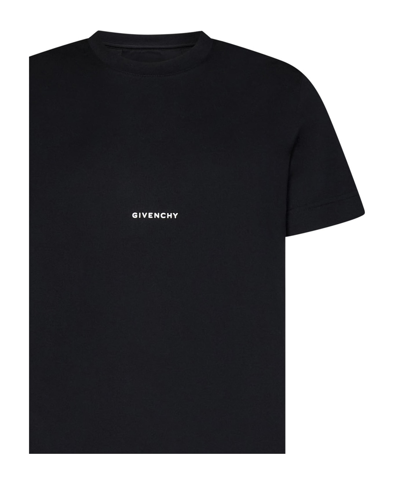 Givenchy Logo Print T-shirt - Black シャツ
